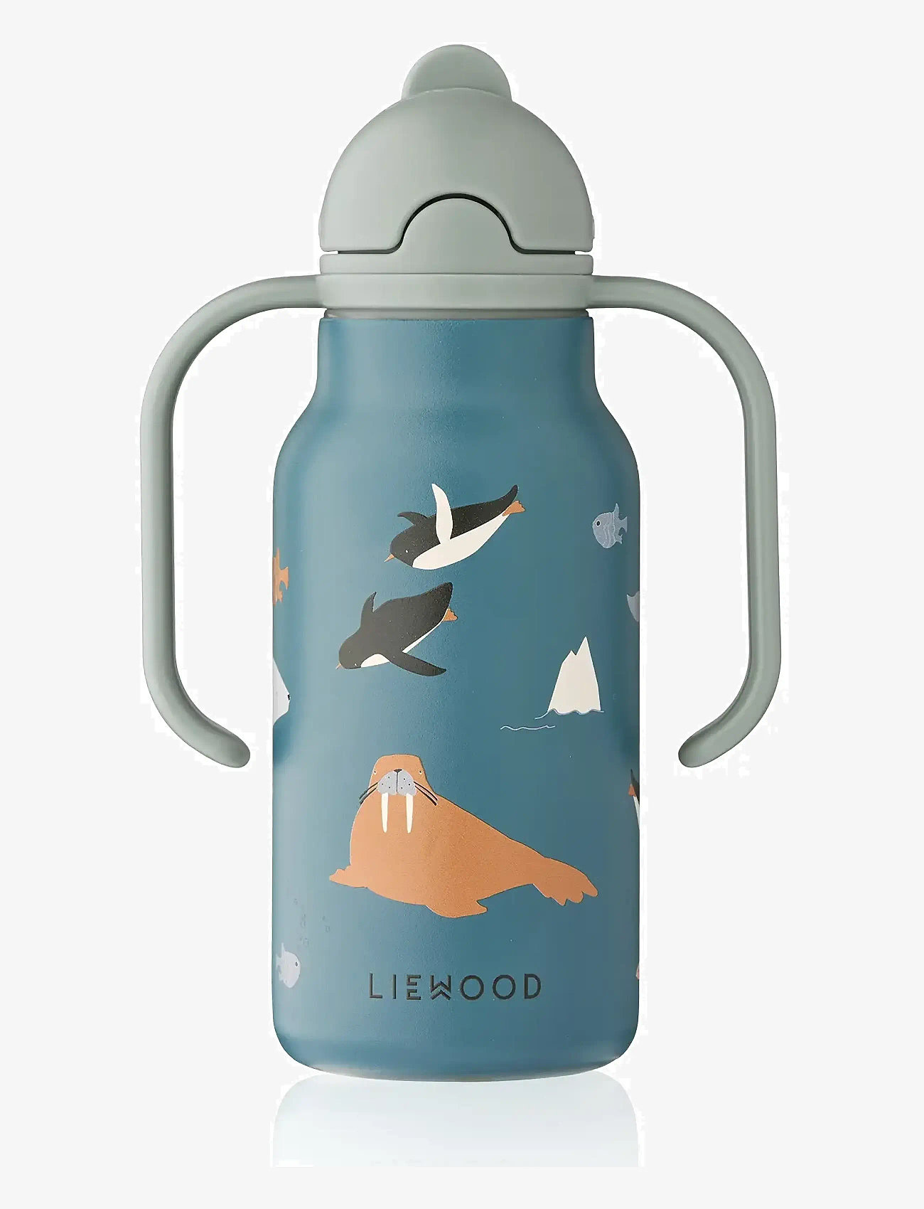 Liewood - Kimmie Water Bottle 250 ml - juomapullot - arctic sea /  ocean view - 0