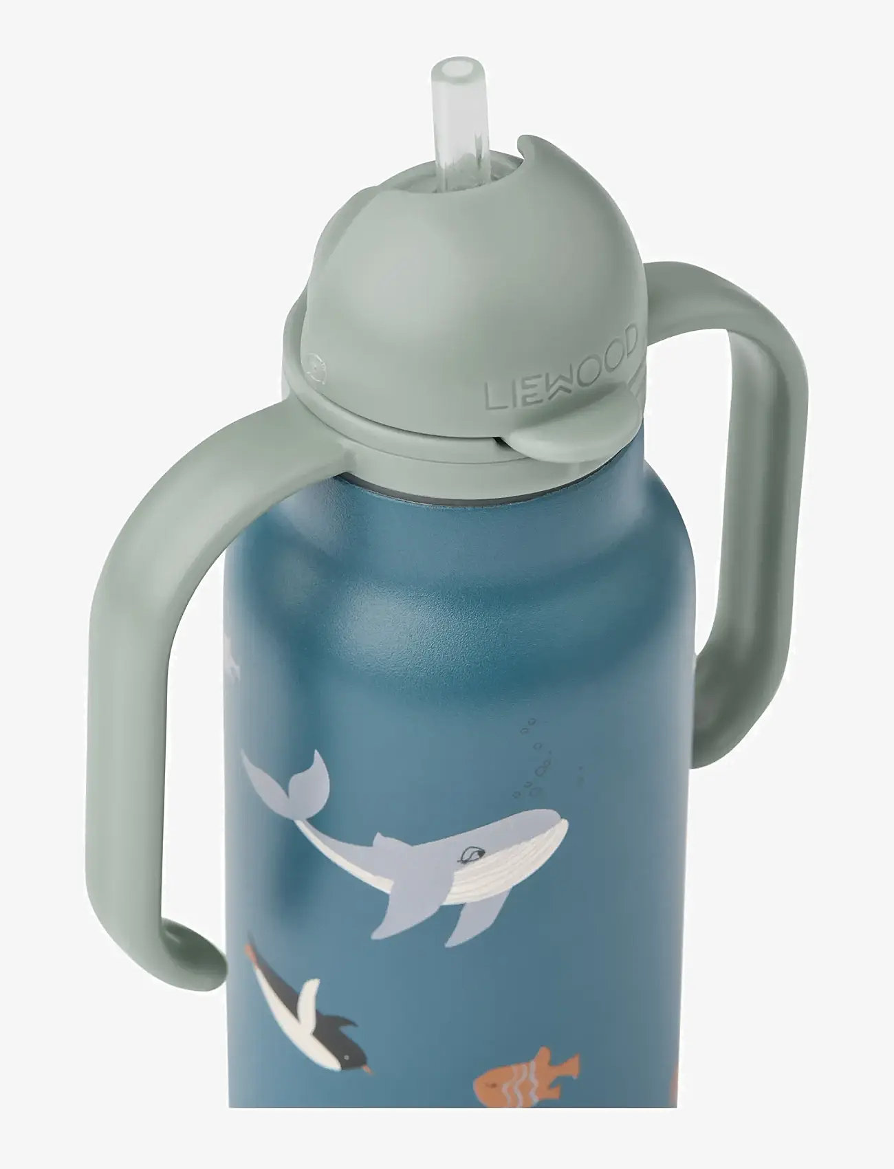 Liewood - Kimmie Water Bottle 250 ml - juomapullot - arctic sea /  ocean view - 1