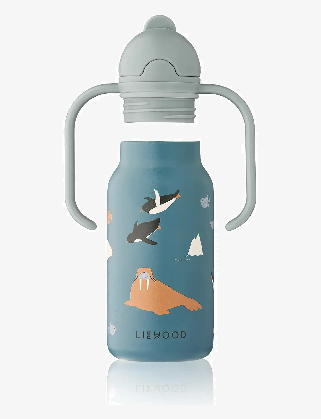 Liewood - Kimmie Water Bottle 250 ml - juomapullot - arctic sea /  ocean view - 3