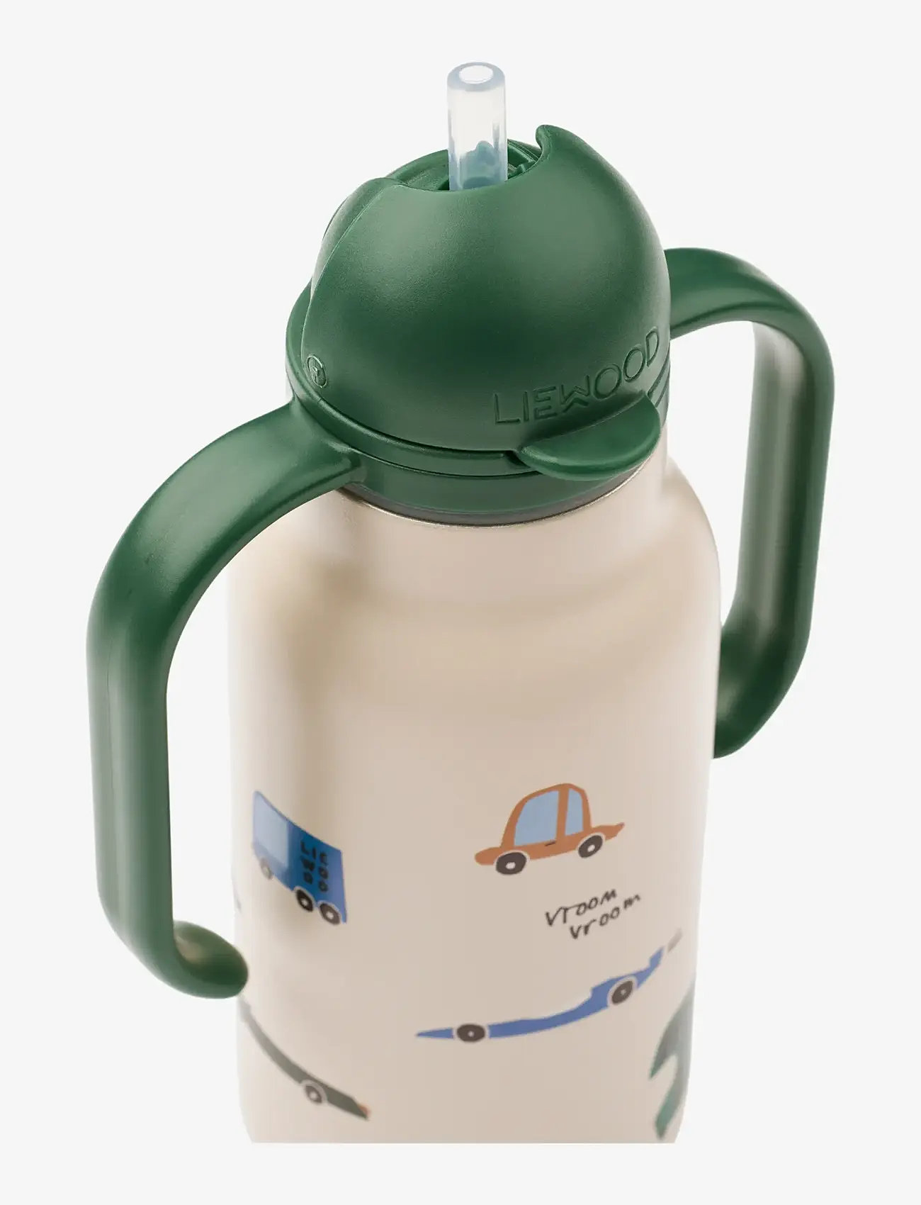 Liewood - Kimmie Water Bottle 250 ml - vandflasker - cars / sandy - 2