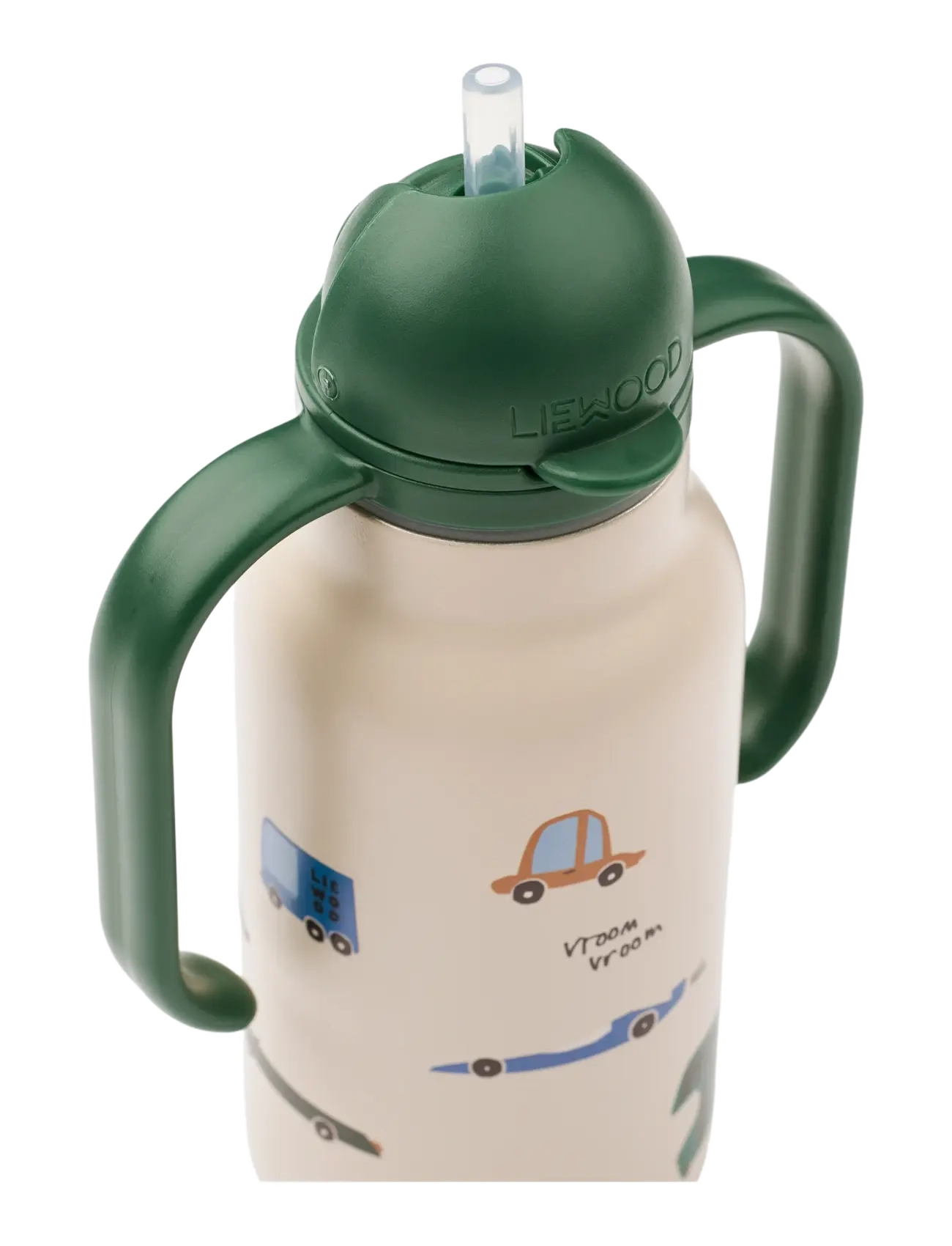 Liewood - Kimmie Water Bottle 250 ml - water bottles - cars / sandy - 2