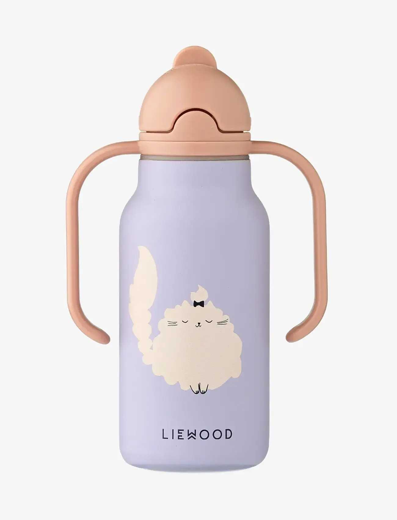 Liewood - Kimmie Water Bottle 250 ml - vandflasker - cat / warm lilac - 0