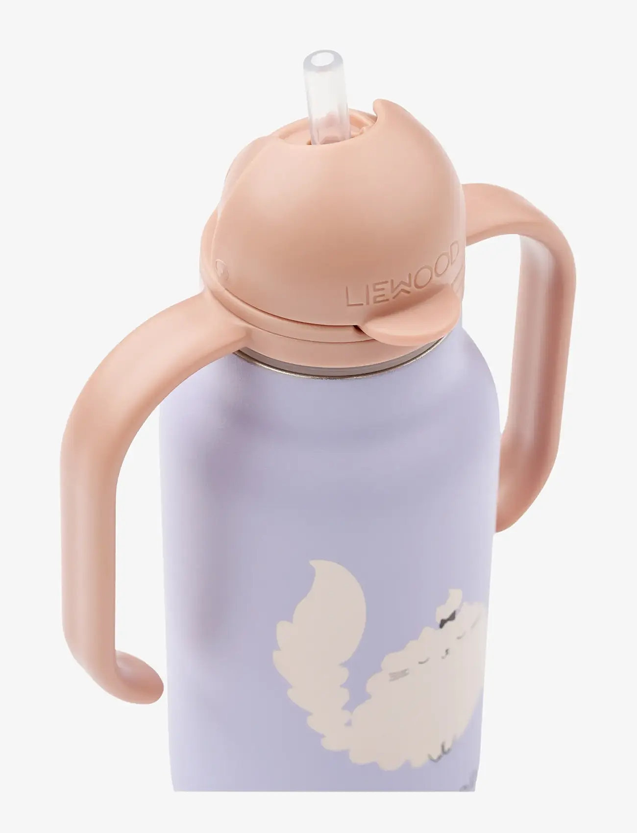 Liewood - Kimmie Water Bottle 250 ml - vandflasker - cat / warm lilac - 1
