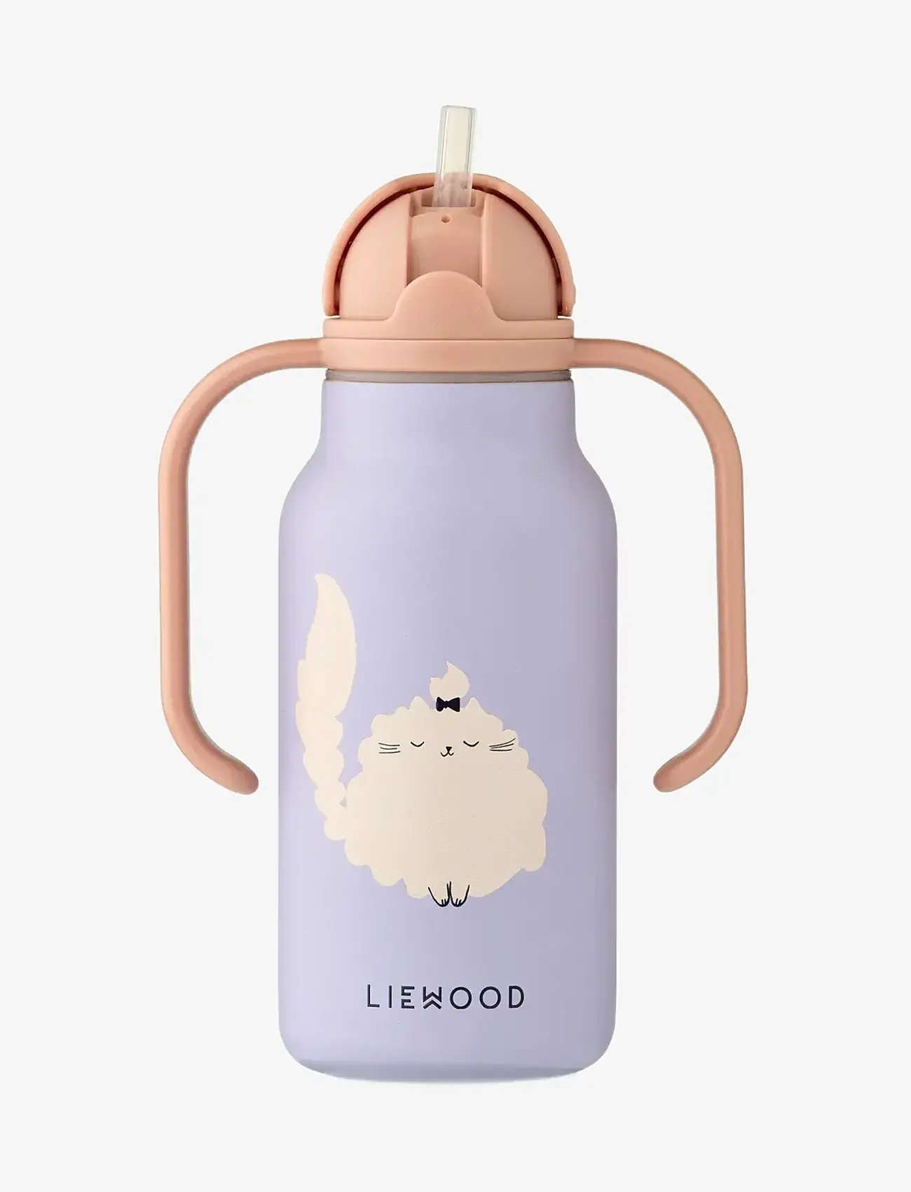 Liewood - Kimmie Water Bottle 250 ml - vandflasker - cat / warm lilac - 2