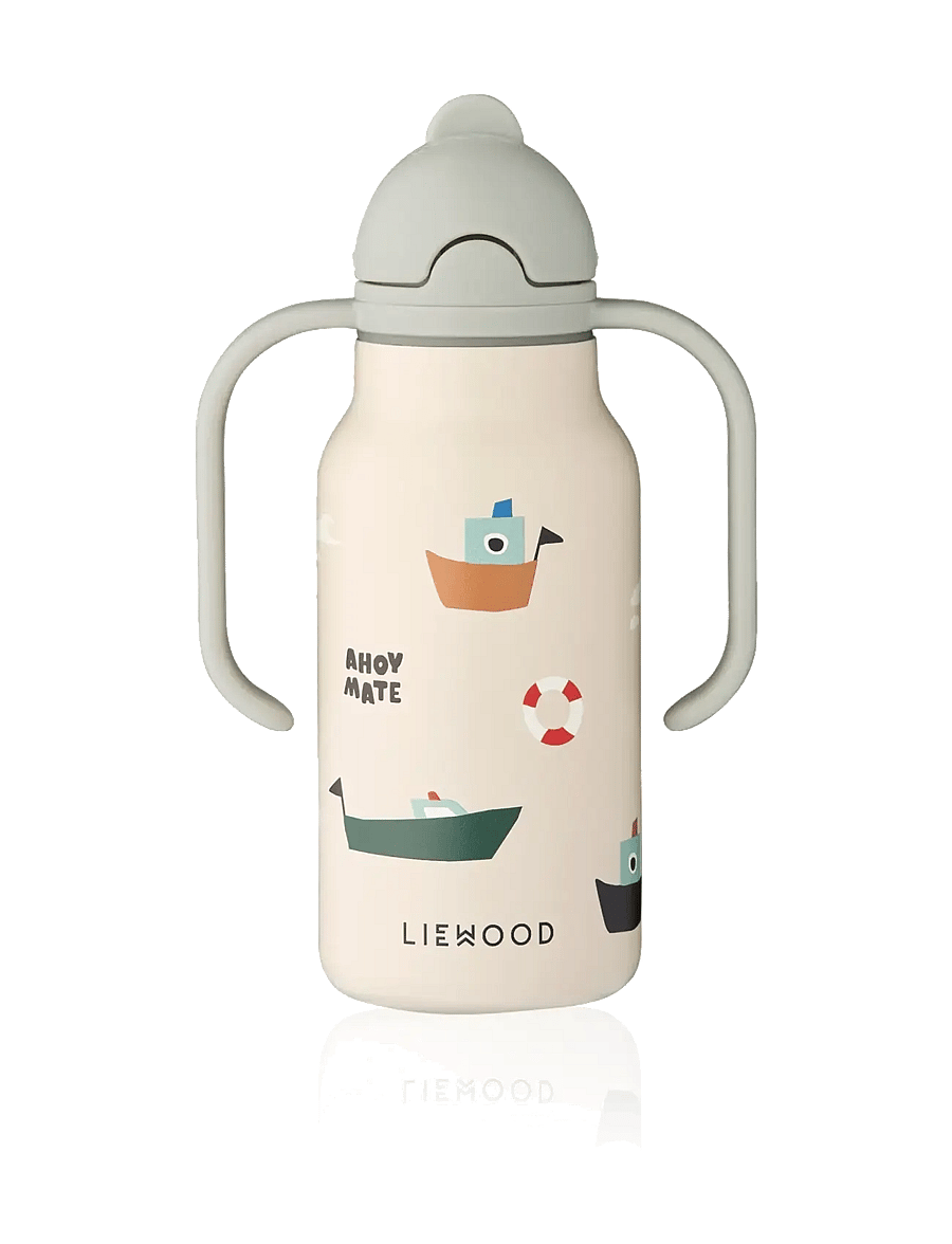 Liewood - Kimmie Water Bottle 250 ml - water bottles - sailing / sandy - 1