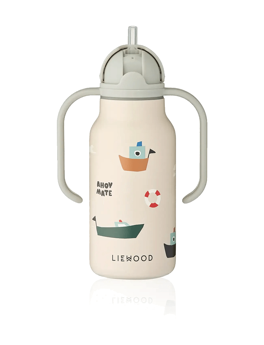 Liewood - Kimmie Water Bottle 250 ml - water bottles - sailing / sandy - 2