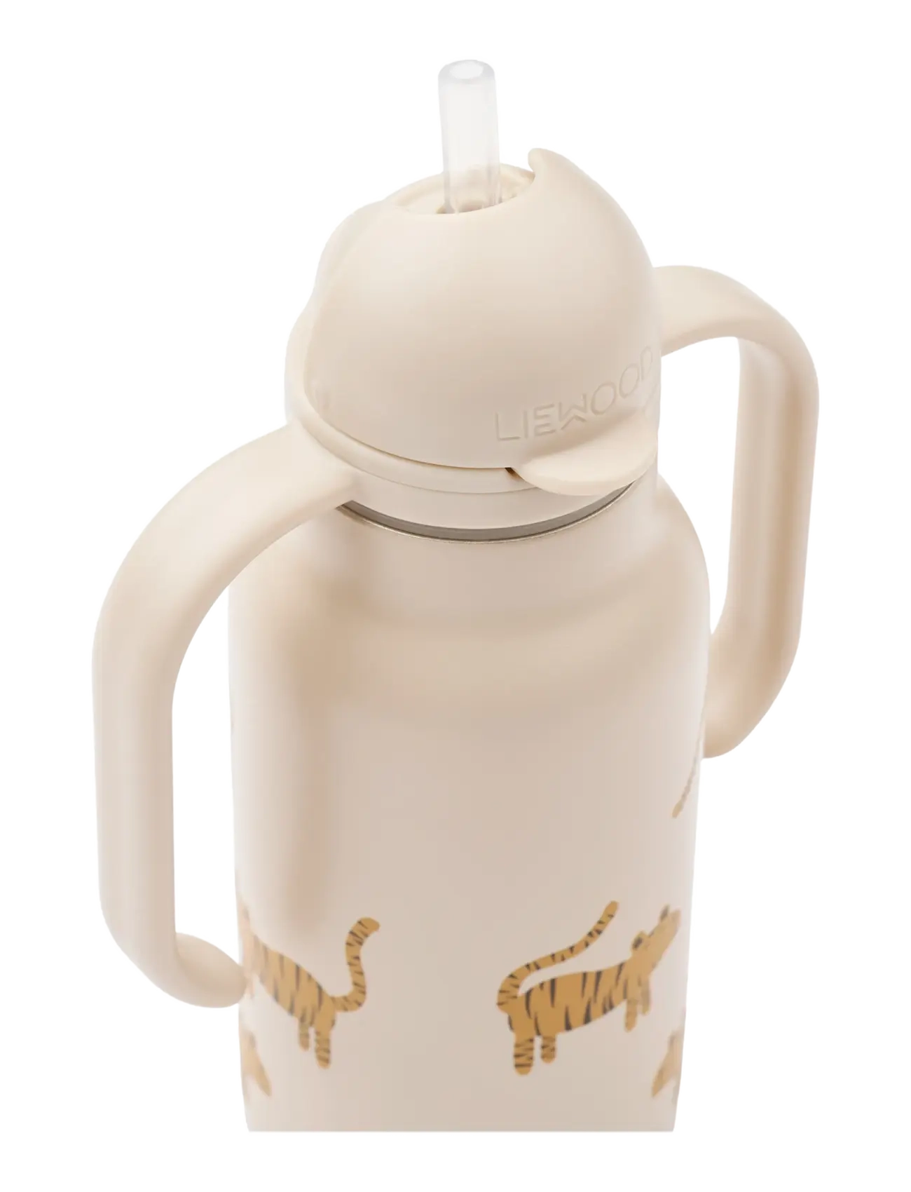 Liewood - Kimmie Water Bottle 250 ml - water bottles - tiger / sandy - 1