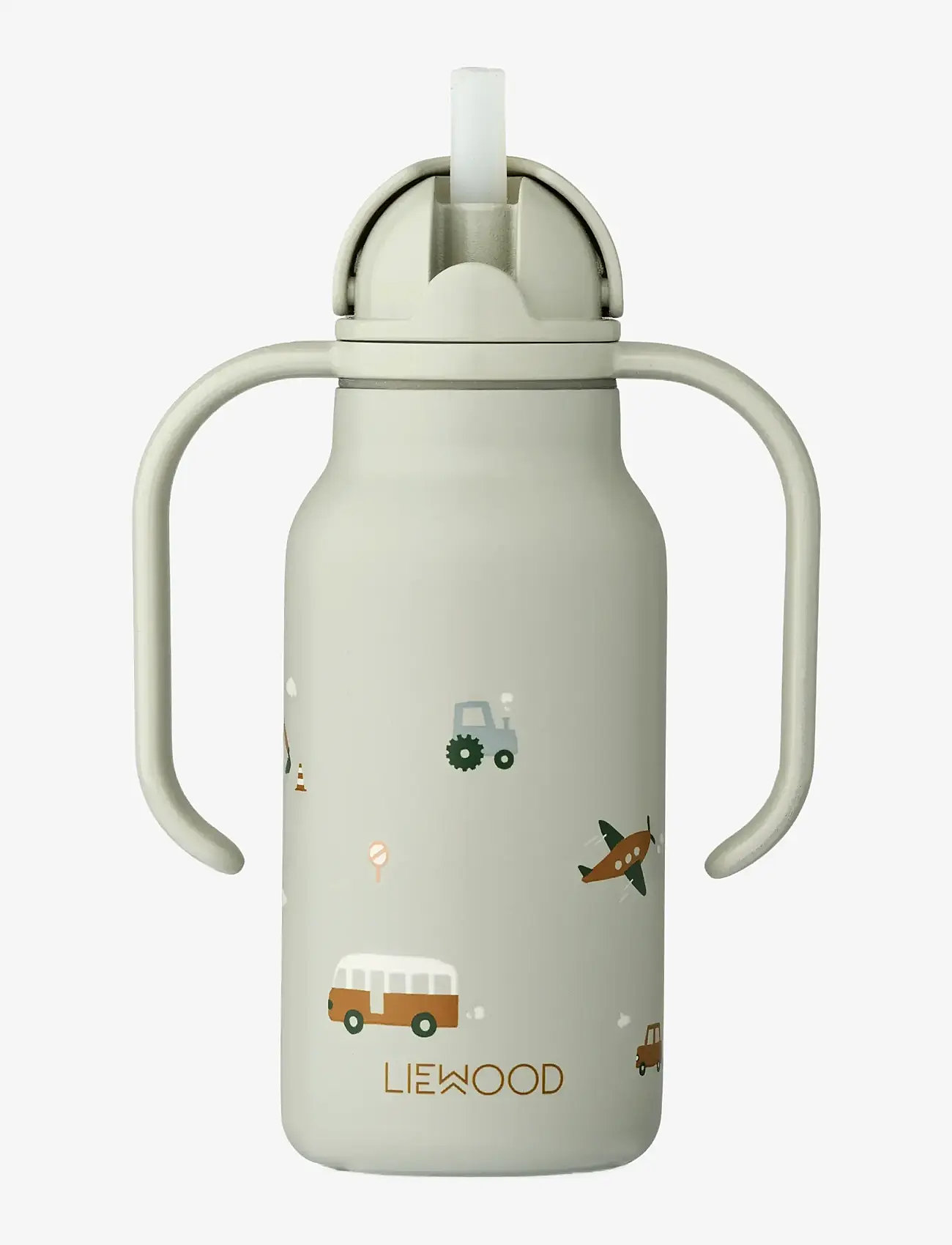 Liewood - Kimmie Water Bottle 250 ml - juomapullot - vehicles / dove blue - 2
