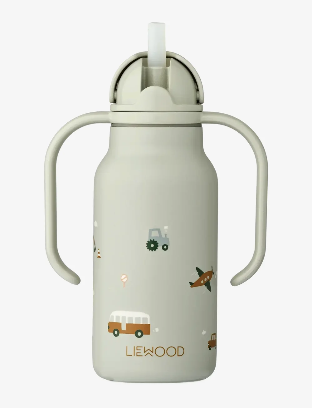 Liewood - Kimmie Water Bottle 250 ml - wasserflaschen - vehicles / dove blue - 2