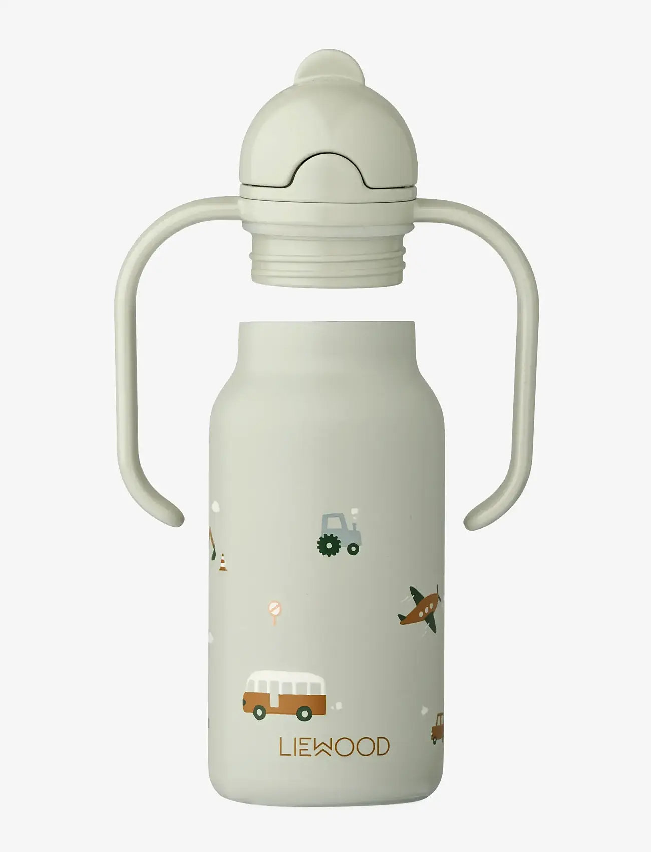 Liewood - Kimmie Water Bottle 250 ml - juomapullot - vehicles / dove blue - 3