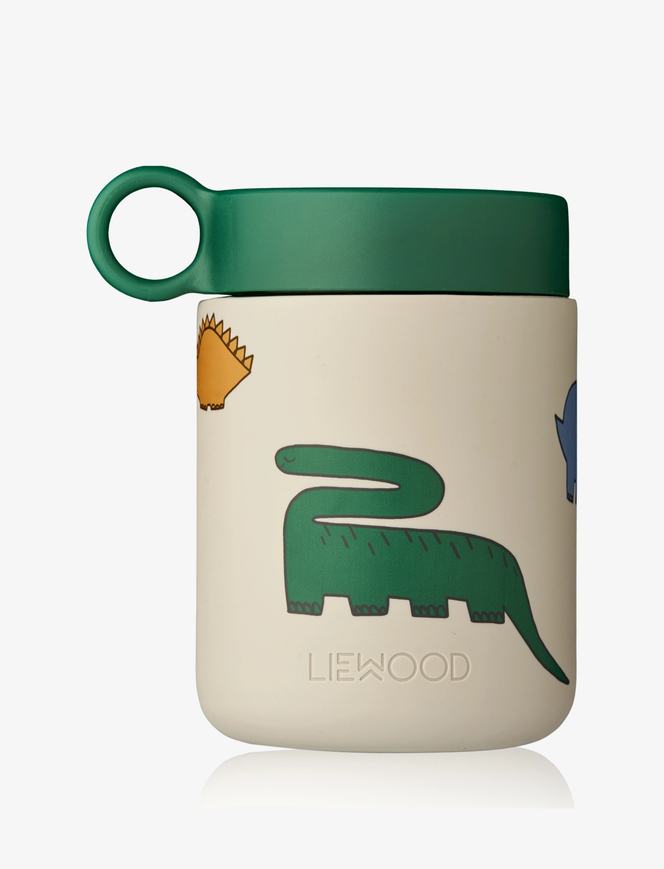 Liewood Kian Food Jar - 4 for 3 - DINOSAURS / MIST / green
