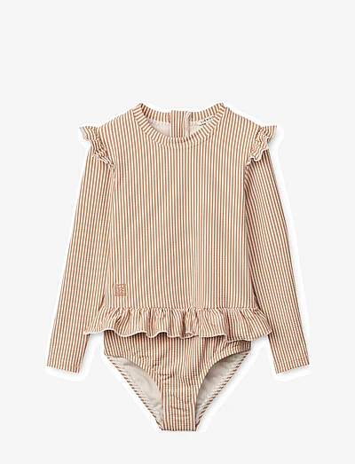 LIEWOOD SILLE SWIM JUMPSUIT STRIPE: JOJOBA/CREME DE LA CREME LIEWOOD SILLE SWIM JUMPSUIT STRIPE: JOJOBA/CREME DE LA CREME