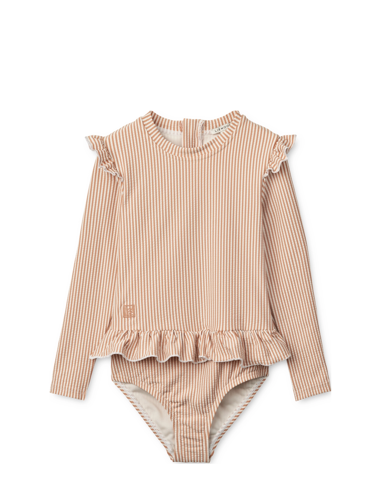 Liewood Sille Seersucker Swimsuit - Summer savings - Y/D STRIPE PALE TUSCANY / CREME DE LA CREME / pink/rose