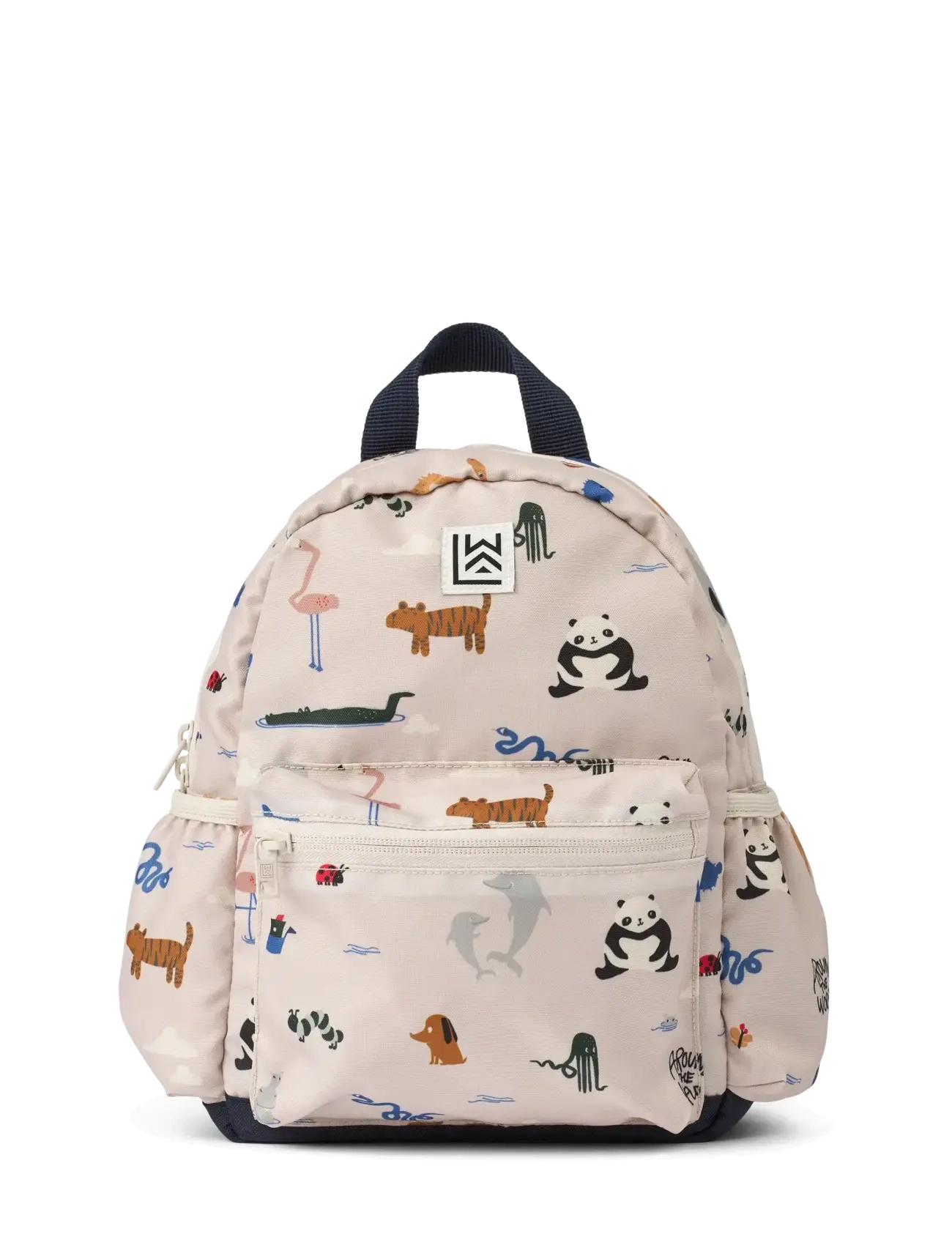 Liewood Andreas Backpack - Liewood - AROUND THE WORLD / SANDY / pink/rose