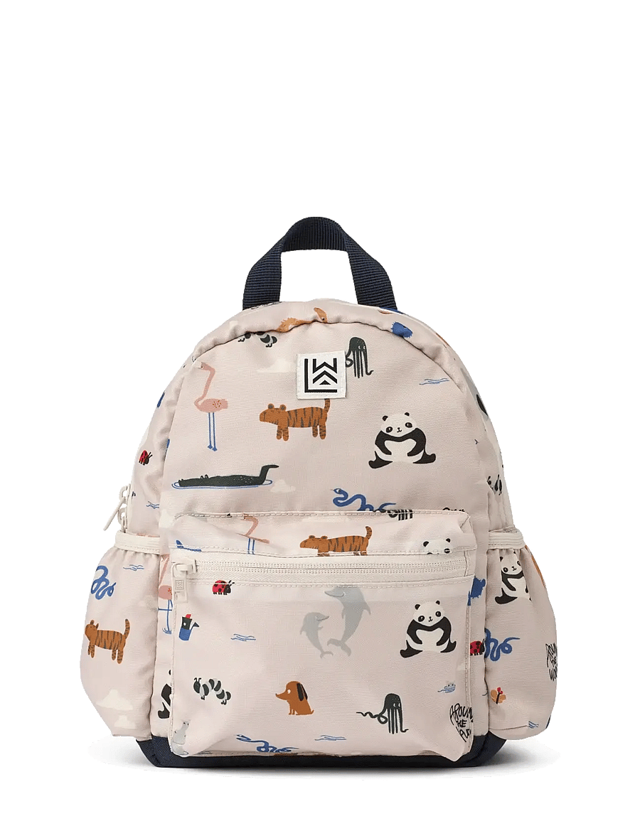Liewood - Andreas Backpack - backpacks - around the world / sandy - 0