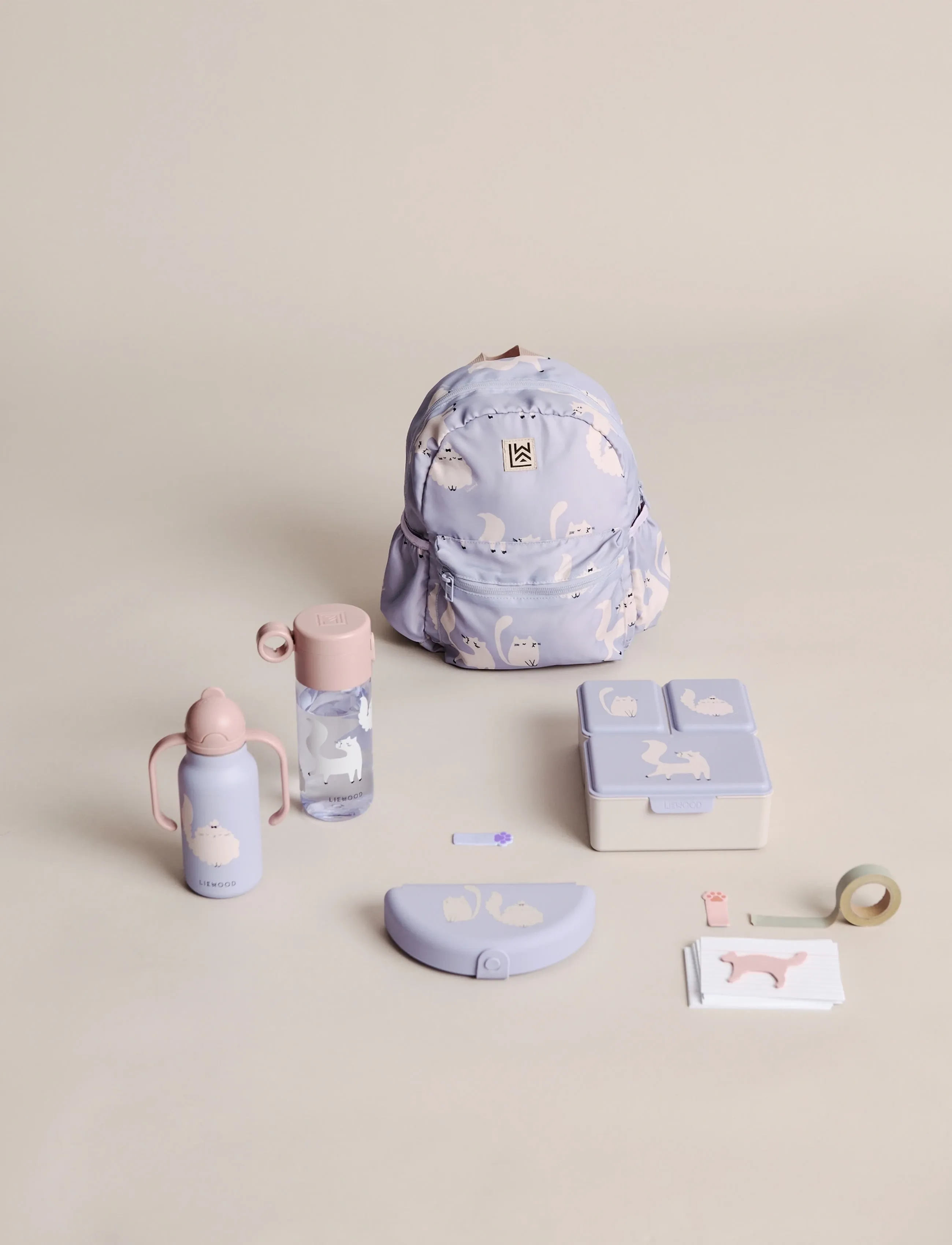 Liewood Andreas Backpack, One Size, Bags, Lila - Backpacks, Kinder