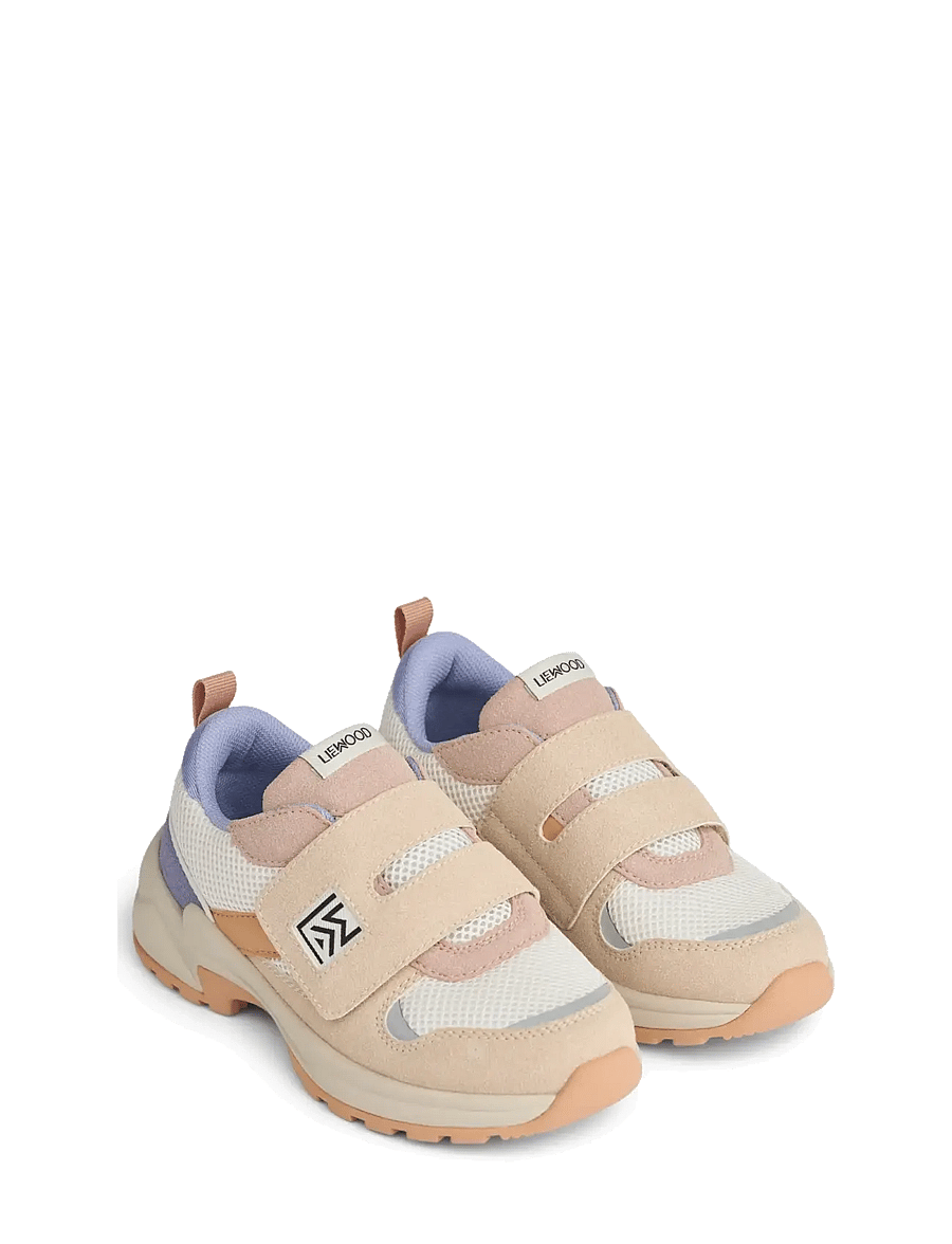 Liewood - Denisa Mesh Sneakers - laag sneakers - creme de la creme / multi mix - 0