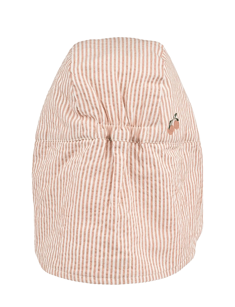 Liewood - Cecilia Sun Hat - sun hats - y/d stripe pale tuscany / creme de la creme - 1