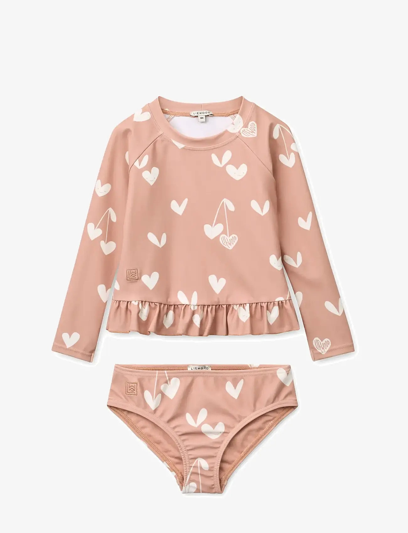Liewood - Dagny Swim Set - sets mit langärmeligem t-shirt - sweethearts / pale tuscany - 1