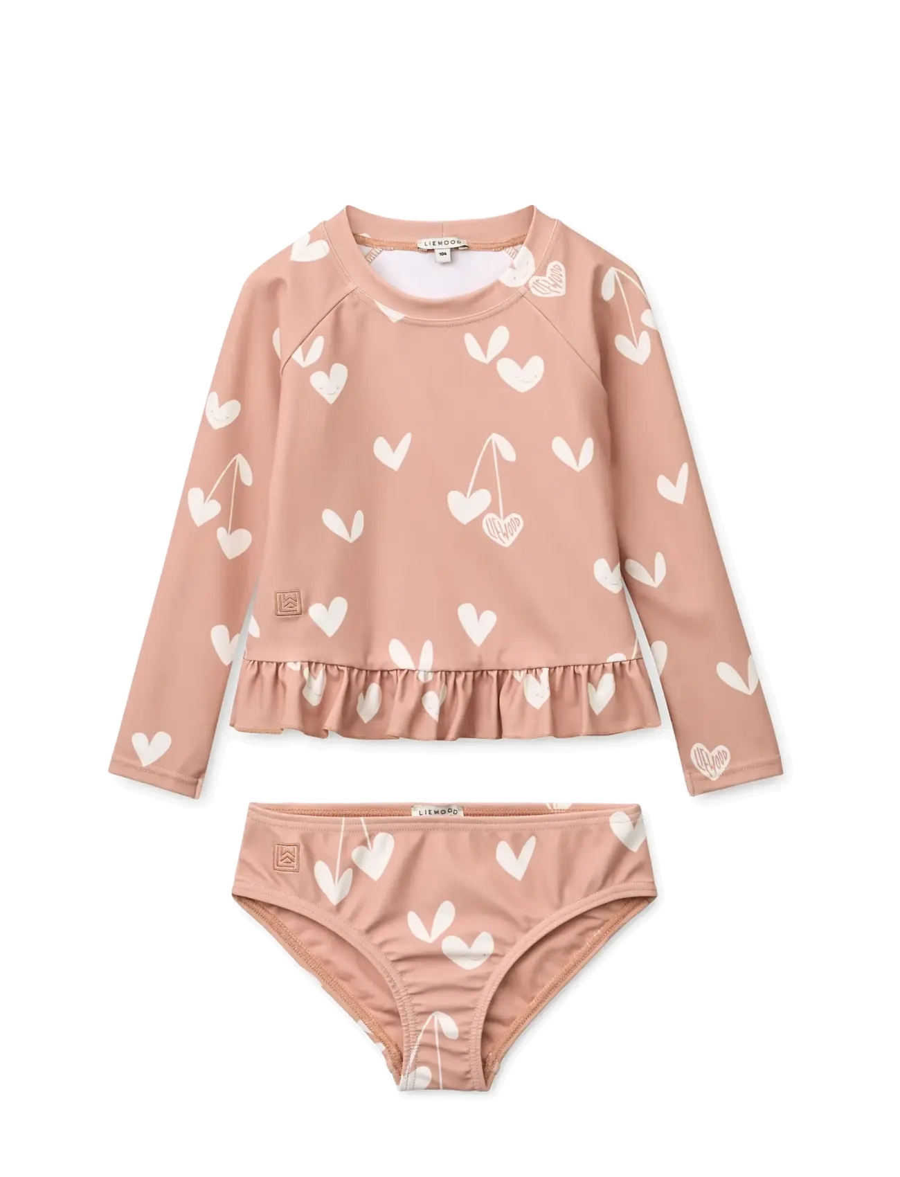 Liewood Dagny Swim Set - Tøj - SWEETHEARTS / PALE TUSCANY / white