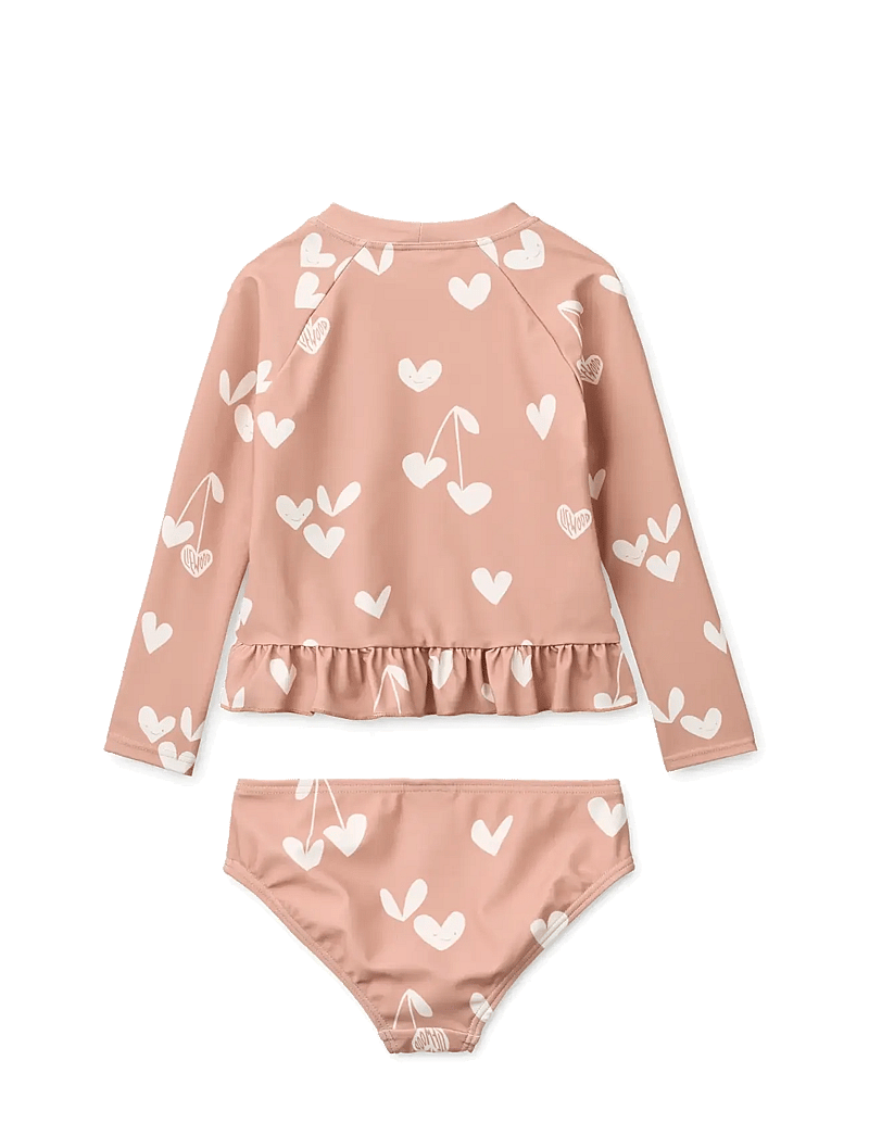 Liewood - Dagny Swim Set - sets mit langärmeligem t-shirt - sweethearts / pale tuscany - 2