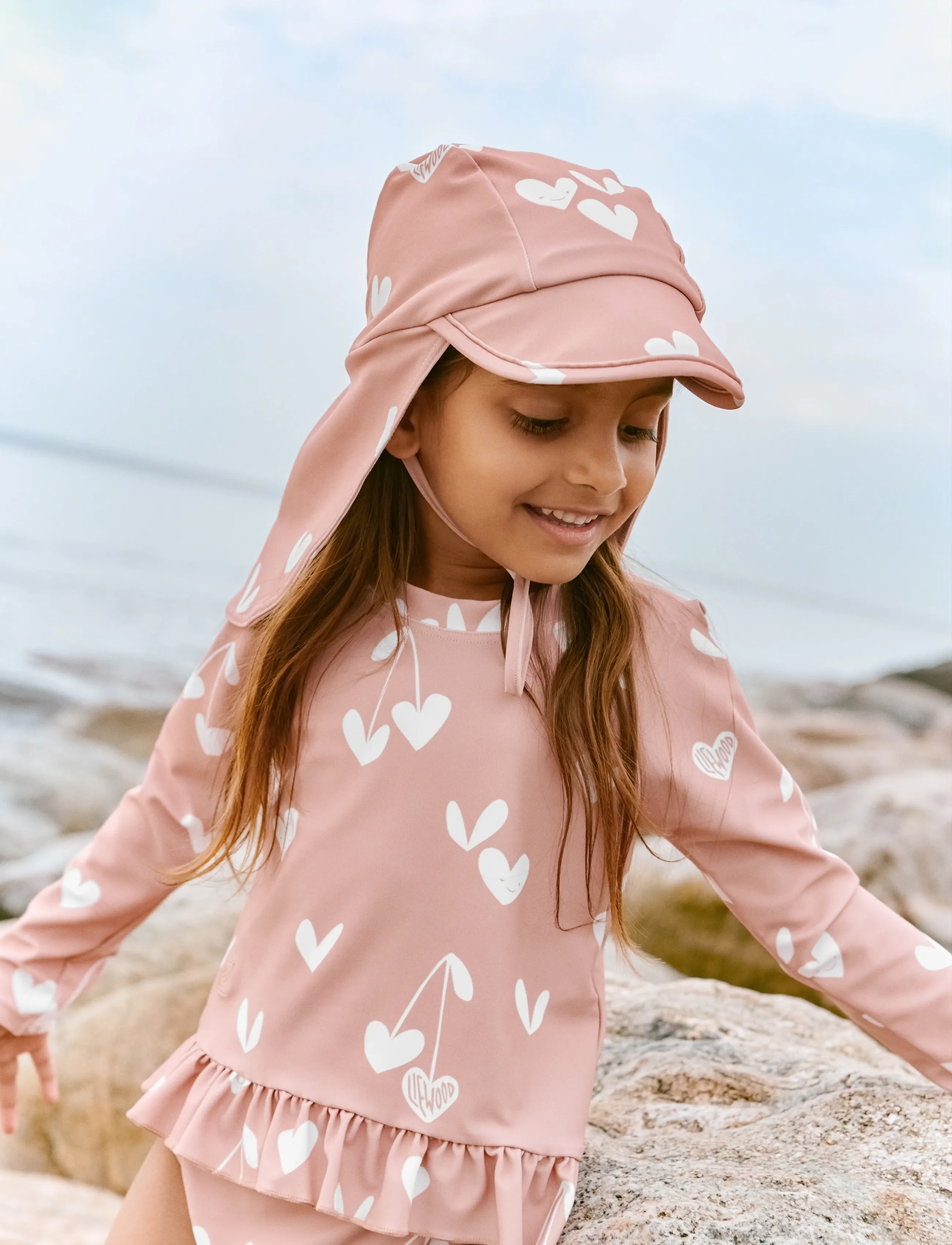 Liewood Dagny Swim Set - Sæt med langærmet T-shirt - SWEETHEARTS / PALE TUSCANY / white