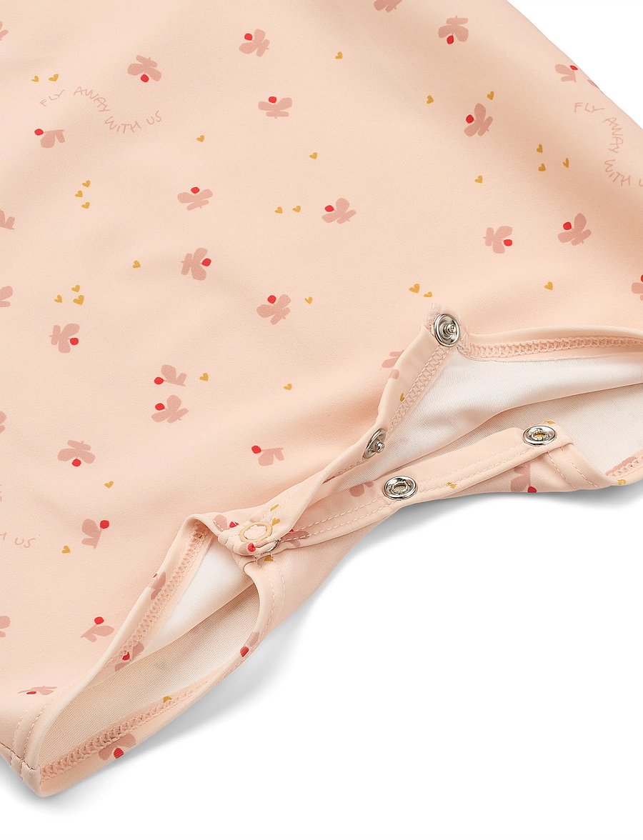 Liewood - Thor Baby Swim Jumpsuit - uv-tøj - mini butterfly / apple blossom - 2