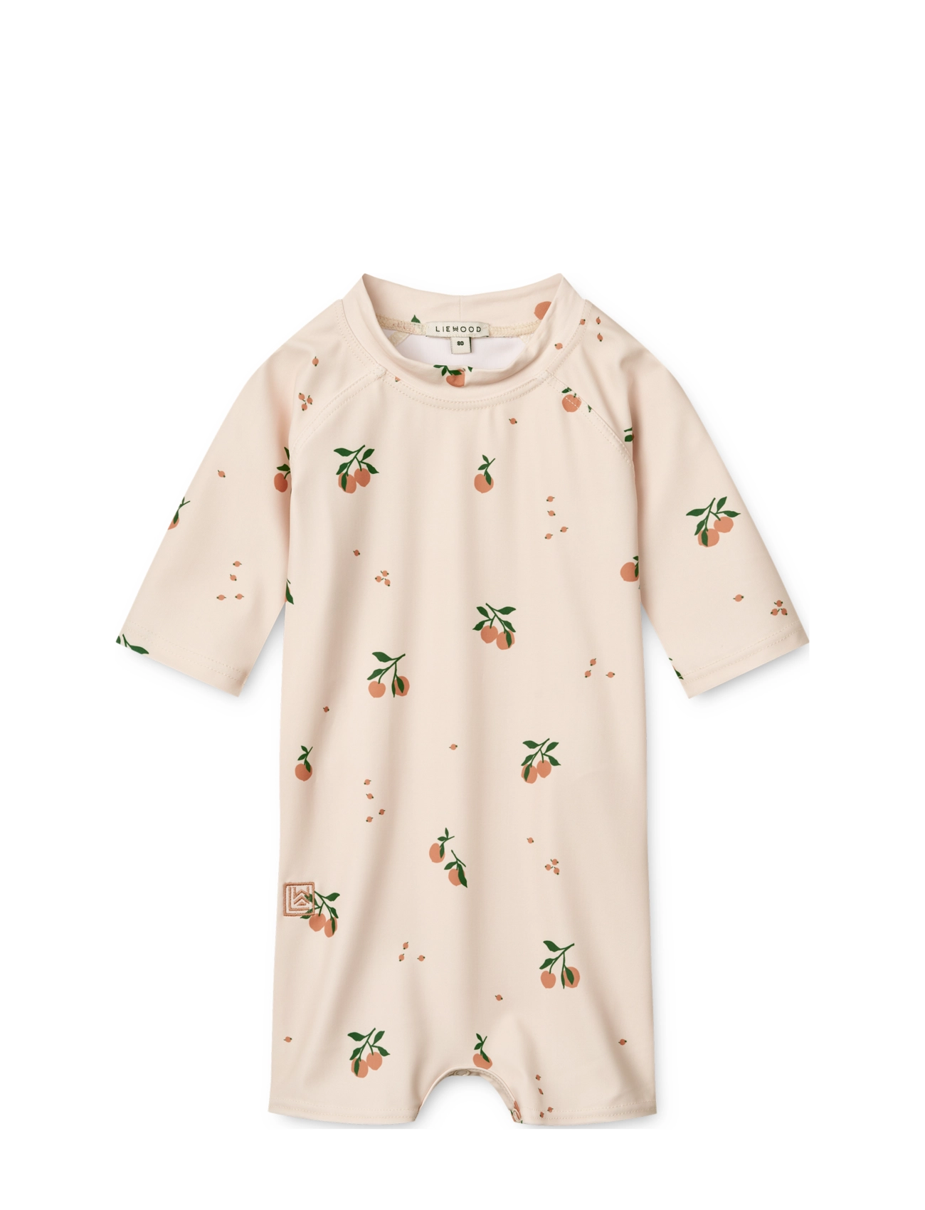 Liewood Thor Baby Swim Jumpsuit - Baddräkter - PEACH / SEA SHELL / beige