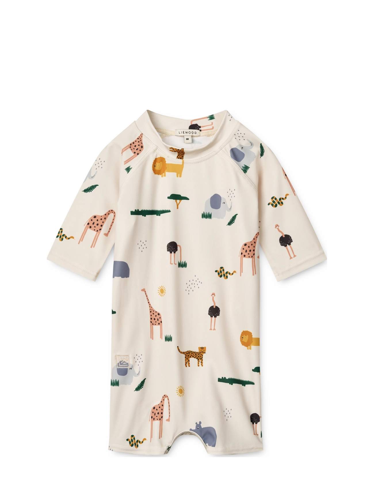 Liewood Thor Baby Swim Jumpsuit - Baddräkter - SAFARI SANDY MIX / beige