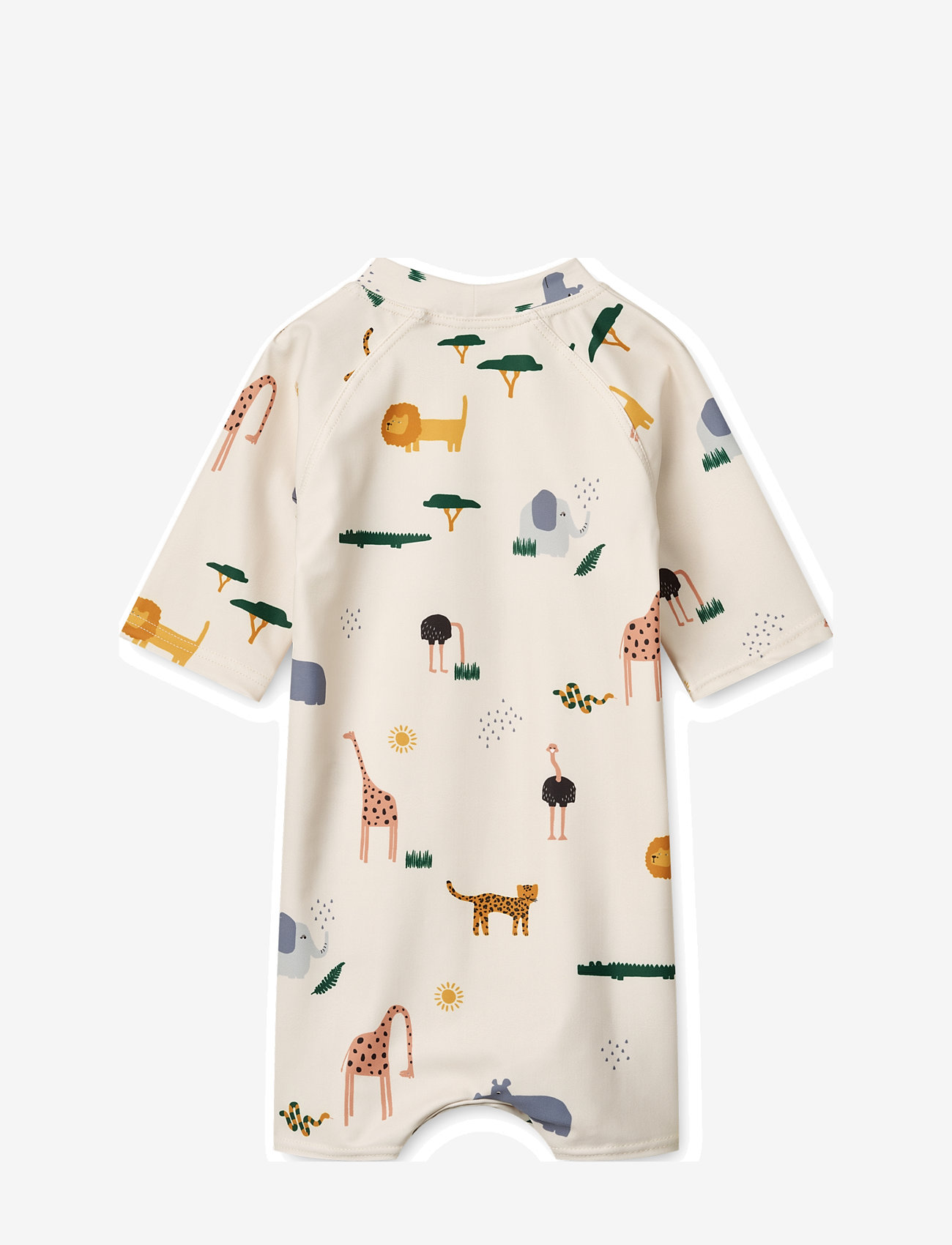 Liewood - Thor Baby Swim Jumpsuit - ujumistrikood - safari sandy mix - 1