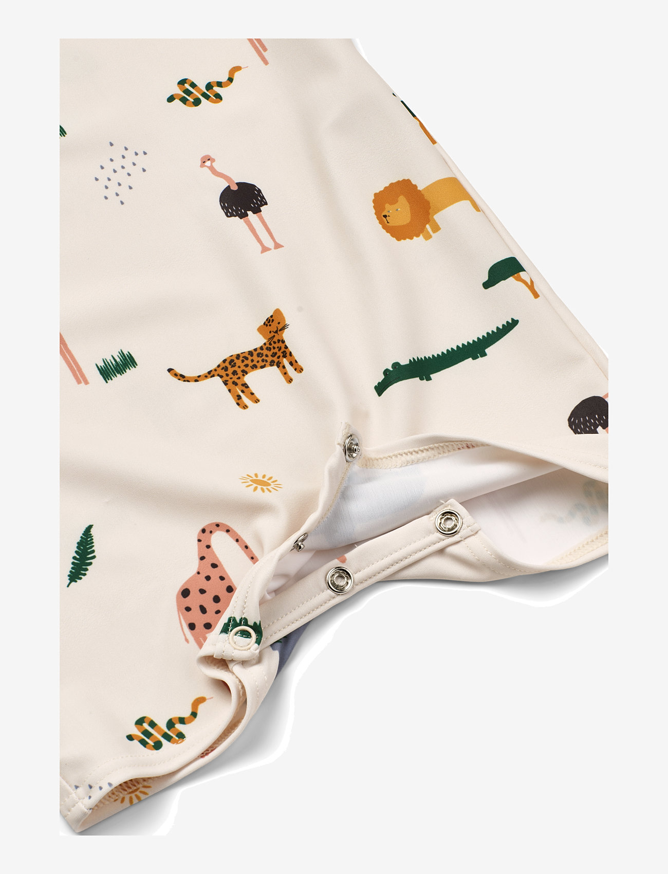 Liewood - Thor Baby Swim Jumpsuit - ujumistrikood - safari sandy mix - 2