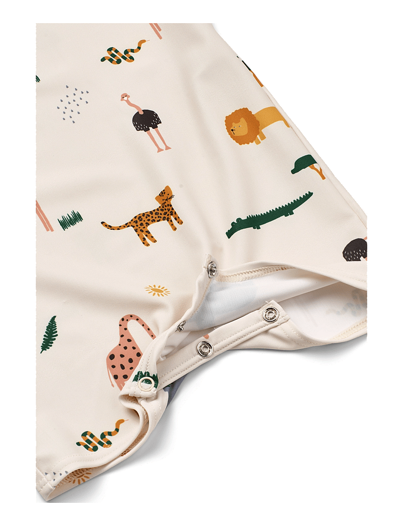 Liewood - Thor Baby Swim Jumpsuit - ujumistrikood - safari sandy mix - 2