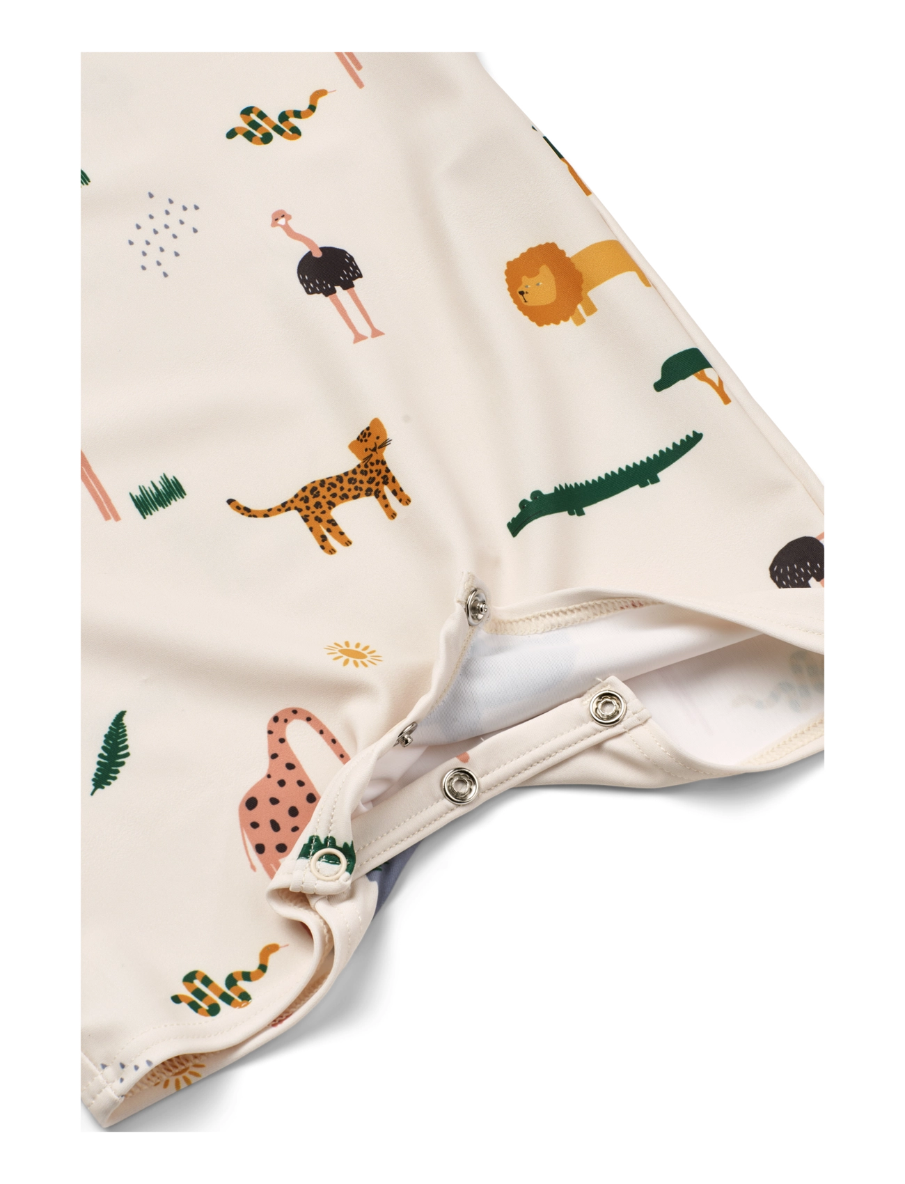 Liewood - Thor Baby Swim Jumpsuit - uv-vaatteet - safari sandy mix - 2