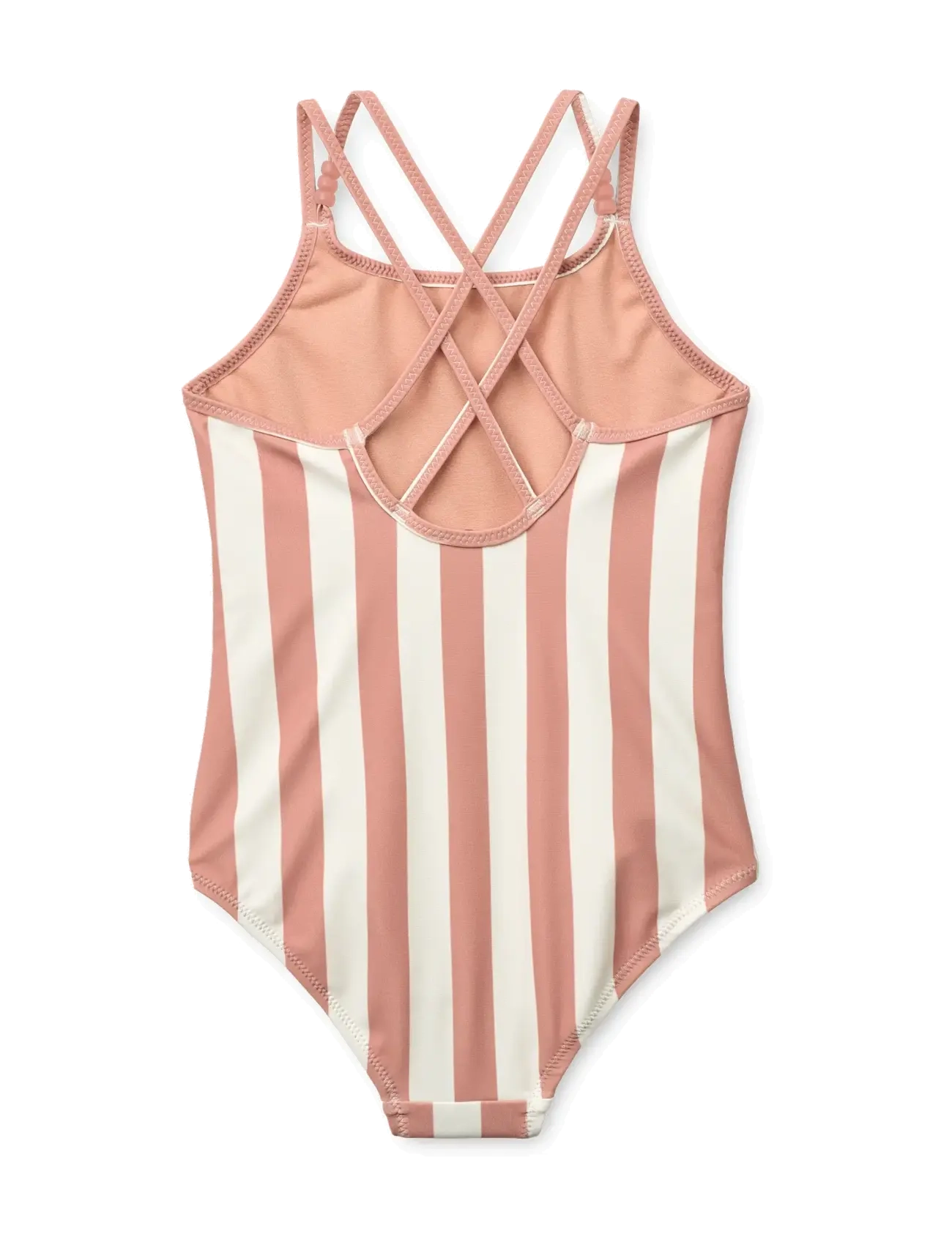 Liewood - Suna Stripe Swimsuit - uv-kleding - coral blush / creme de la creme stripe - 1