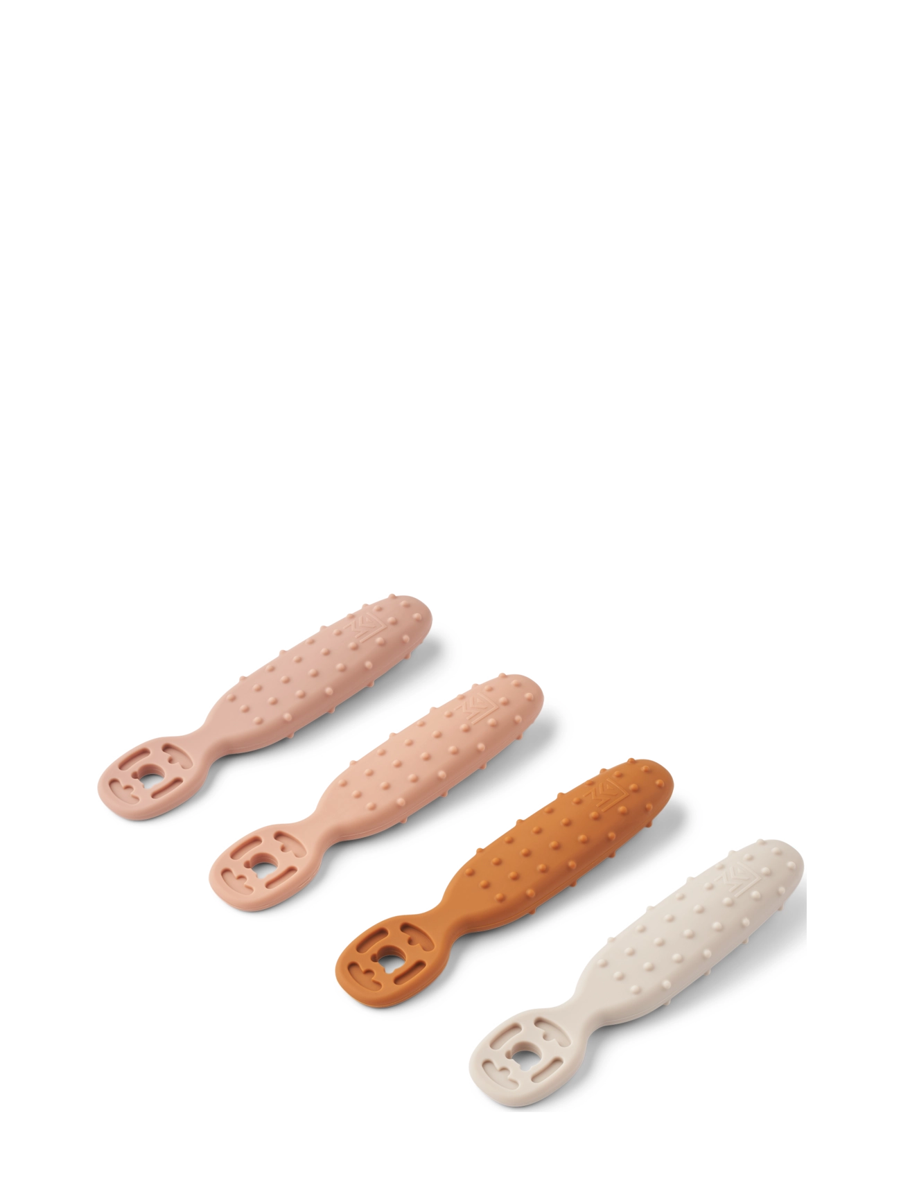 Liewood Caelia Baby Learning Spoon 4-Pack, Børn, Baby Læreske, Pink, Str: ONE SIZE