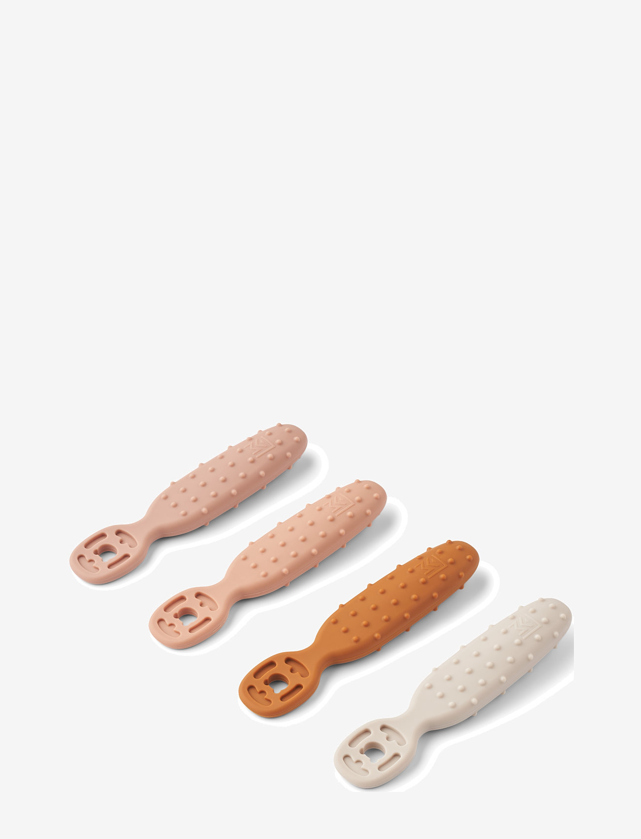 Liewood - Caelia Baby Learning Spoon 4-Pack - lutipudelid ja tarvikud - pale tuscany multi mix - 0