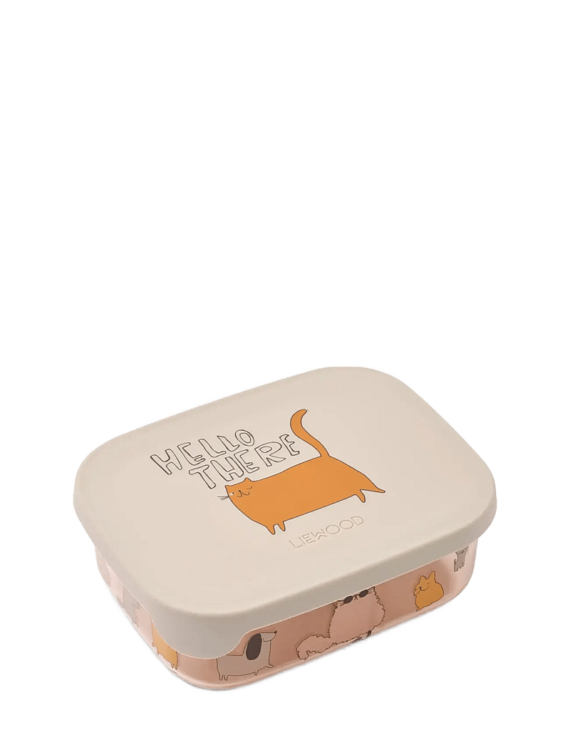 Liewood - Arthur Tritan Lunchbox - brotdosen - cats and dogs / sandy - 0