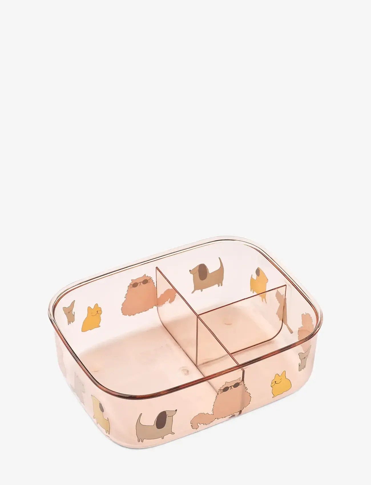 Liewood - Arthur Tritan Lunchbox - lunch boxes - cats and dogs / sandy - 1