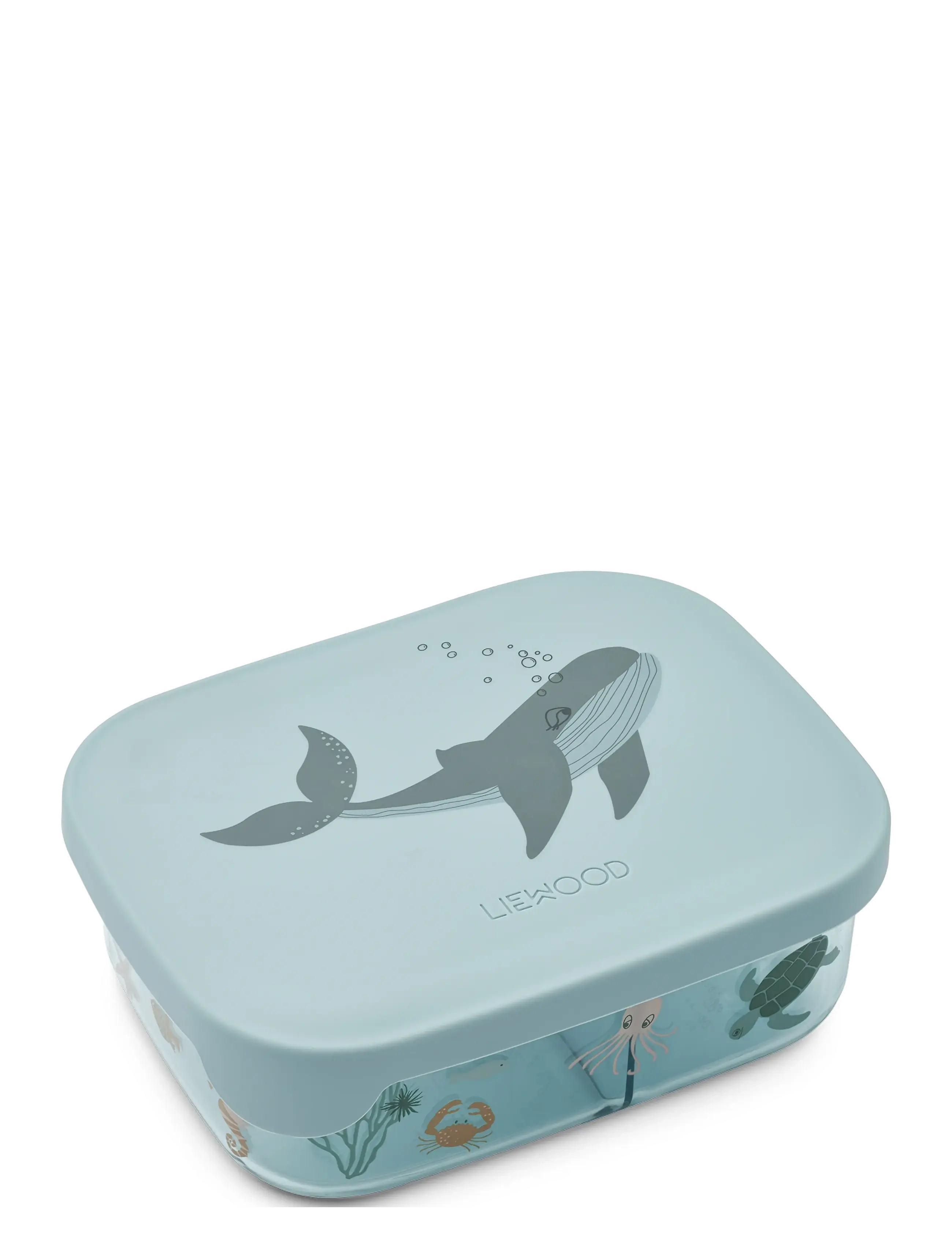 Liewood Arthur Tritan Lunchbox - Kids home - SEA CREATURE / SANDY / green