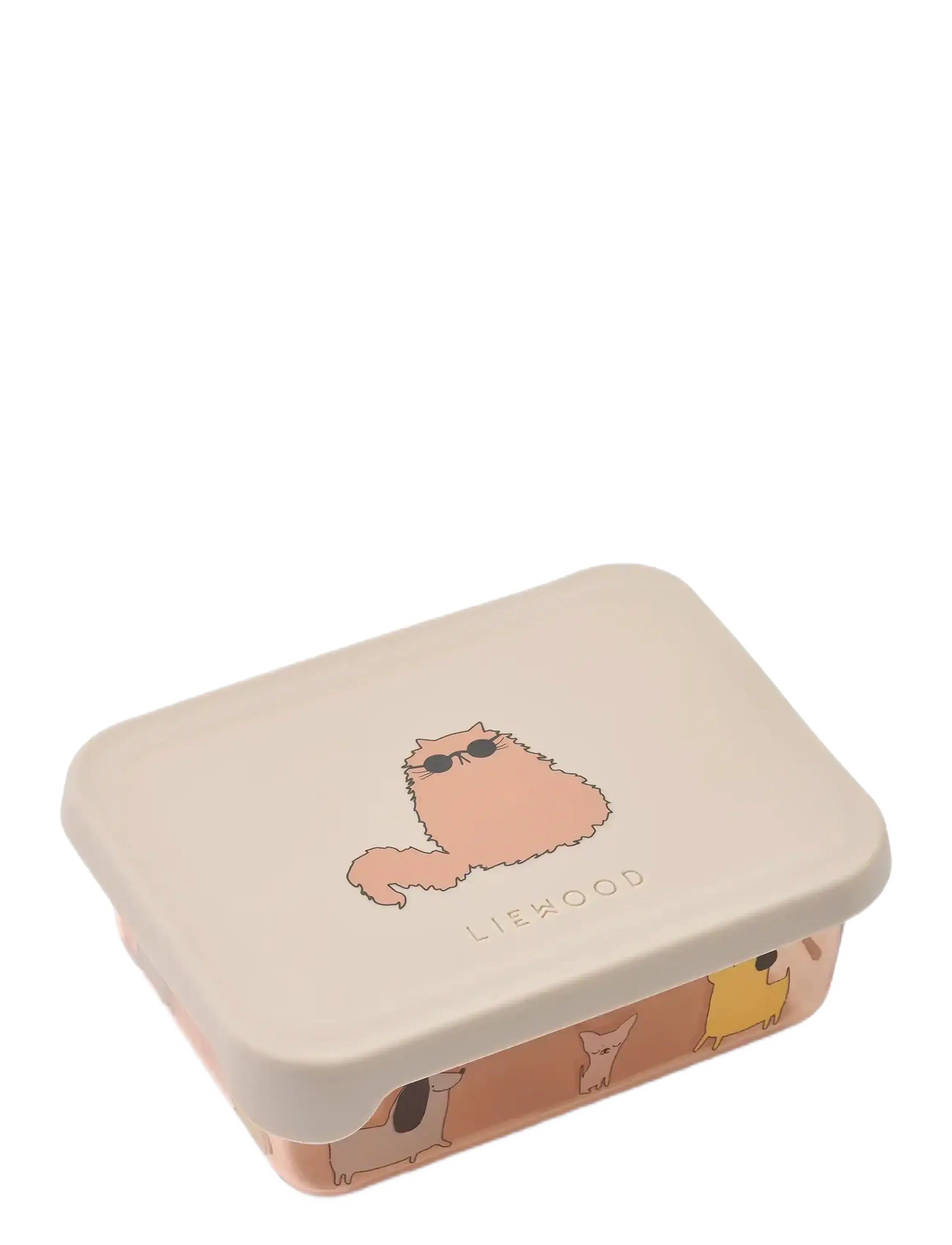 Liewood Ako Tritan Snack Box, One Size, Beige, Måltidstid > Madkasser, Børn