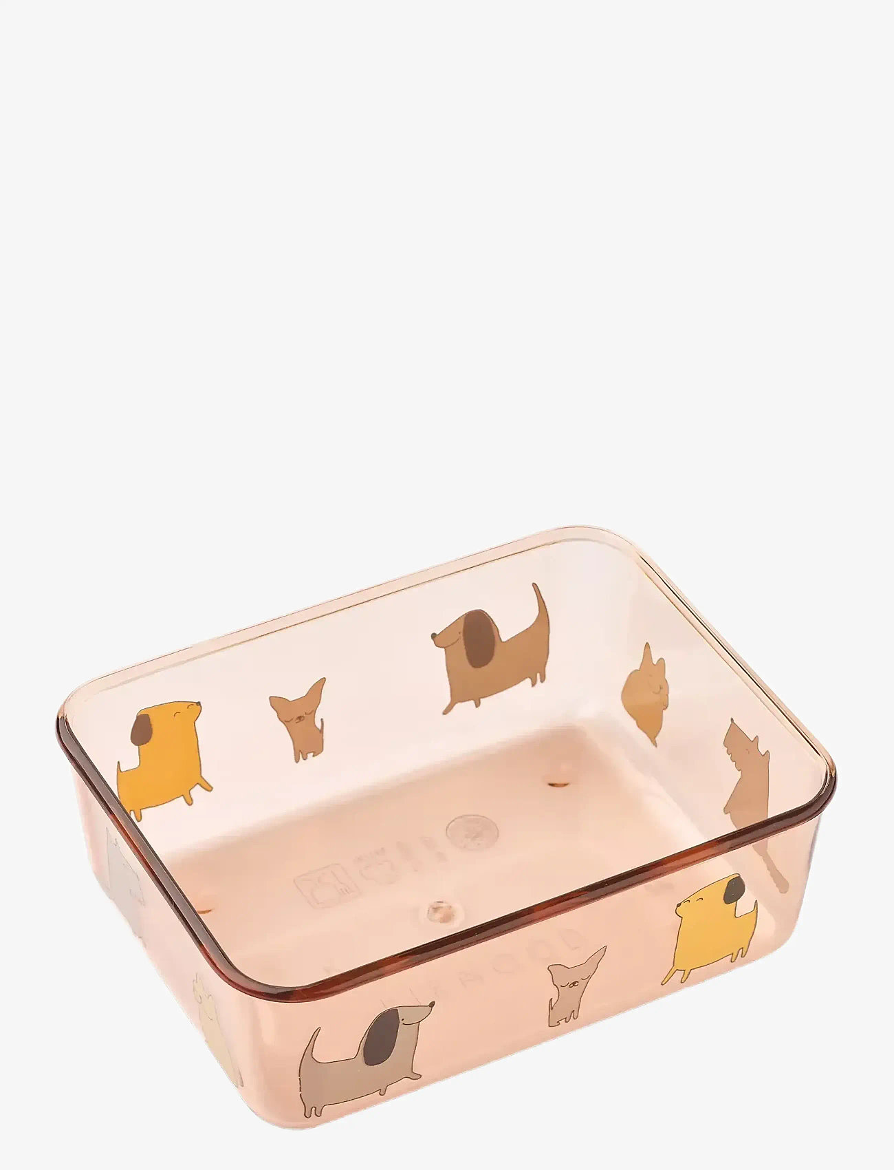 Liewood - Ako Tritan Snack Box - madkasser - cats and dogs / sandy - 1