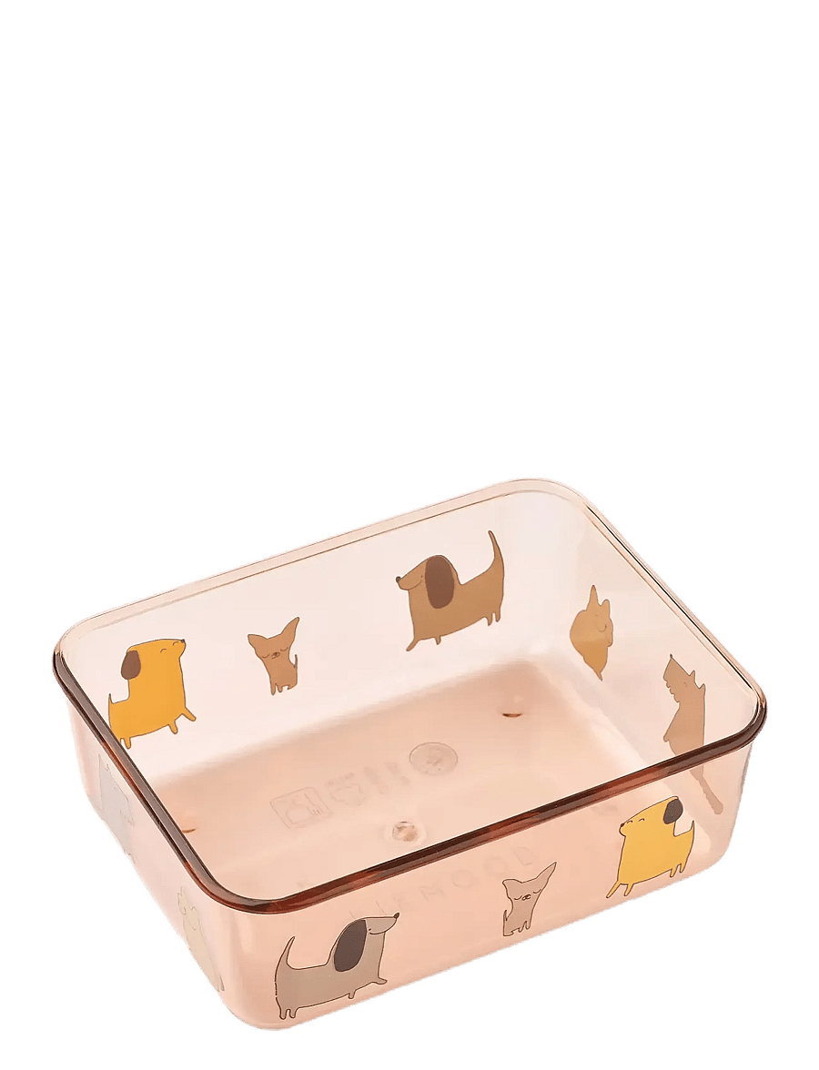 Liewood - Ako Tritan Snack Box - lunchlådor - cats and dogs / sandy - 1