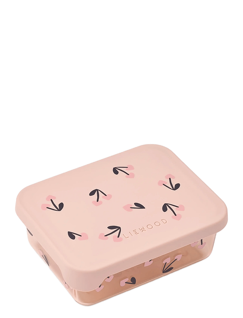 Liewood - Ako Tritan Snack Box - lõunasöögikarbid - cherry heart / rosey - 0
