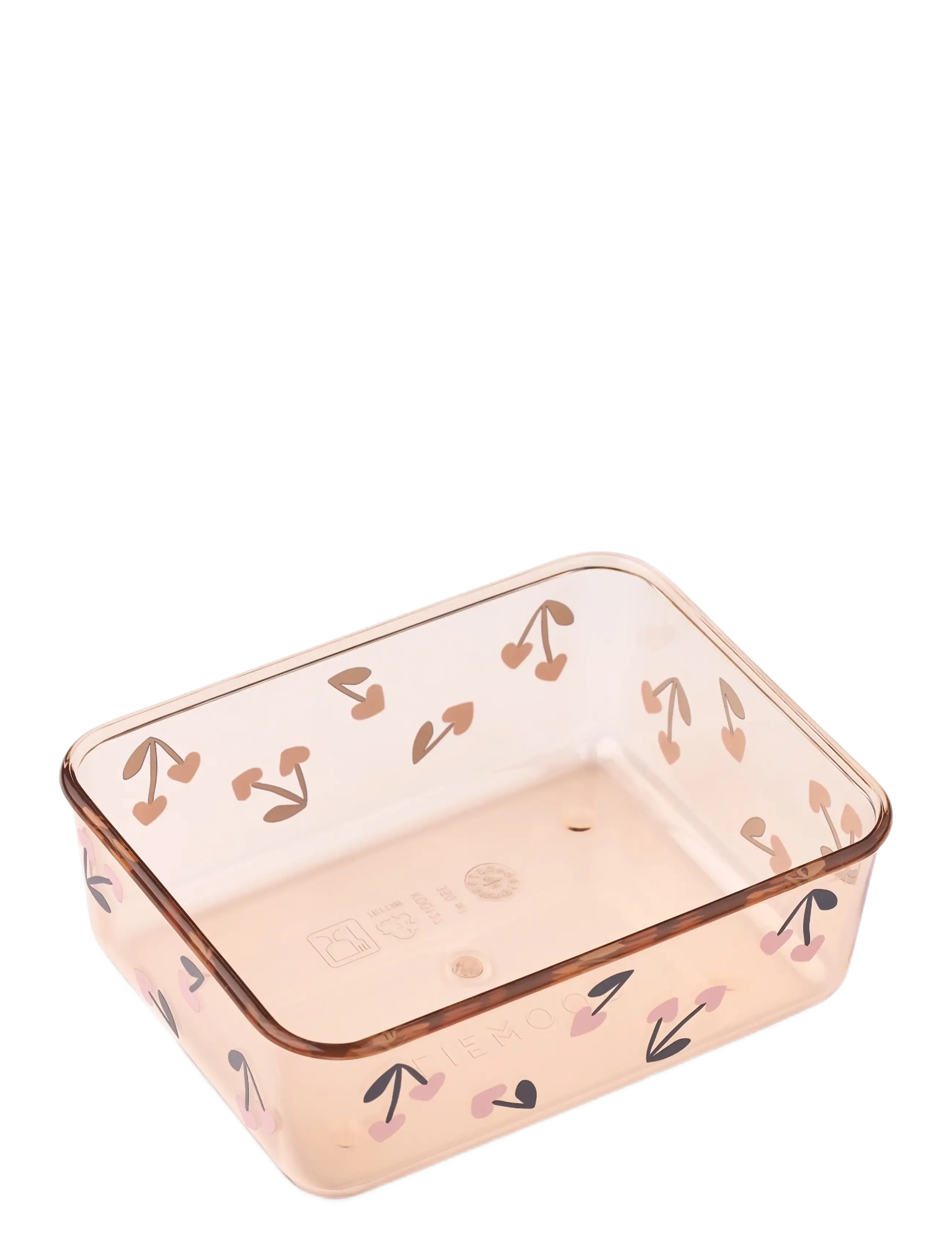Liewood - Ako Tritan Snack Box - boîtes à lunch - cherry heart / rosey - 1