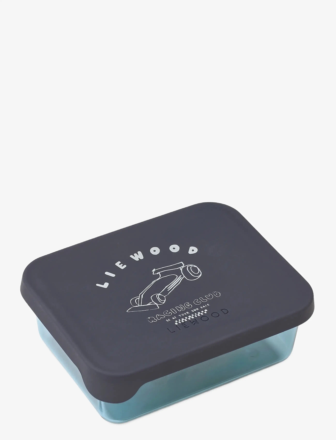 Liewood - Ako Tritan Snack Box - lõunasöögikarbid - race car / classic navy - 1
