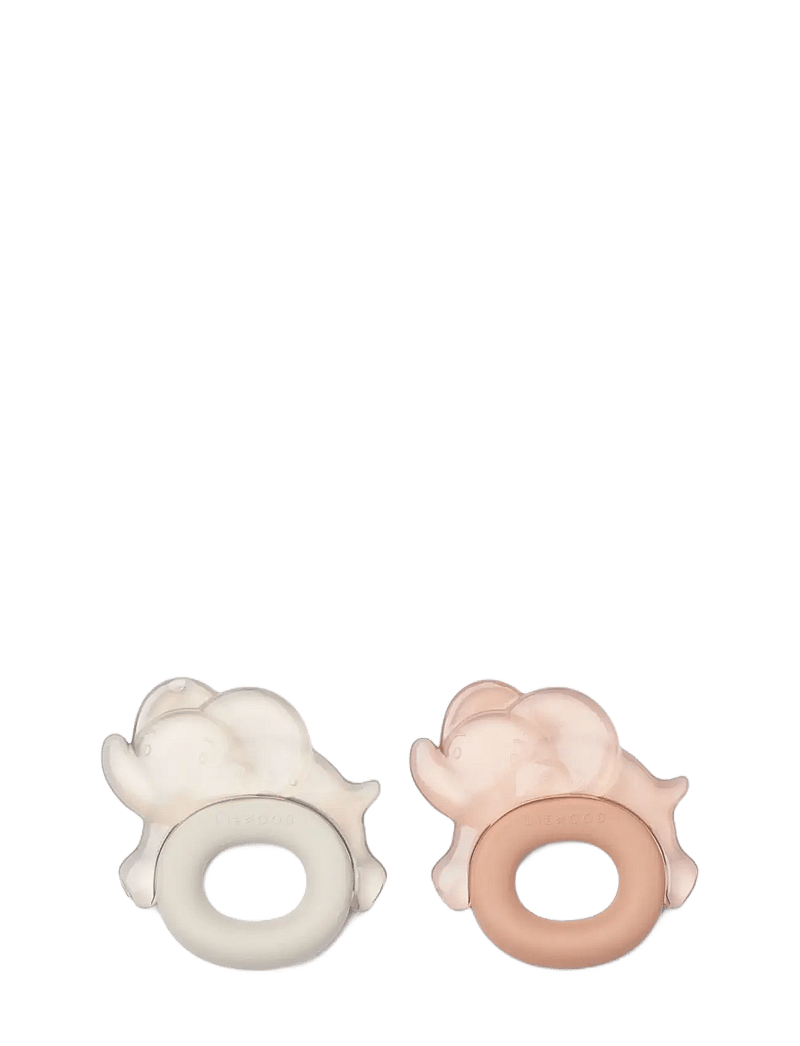 Liewood - Rita Elephant Cooling Teether 2-Pack - bitleksaker - pale tuscany / sandy - 2