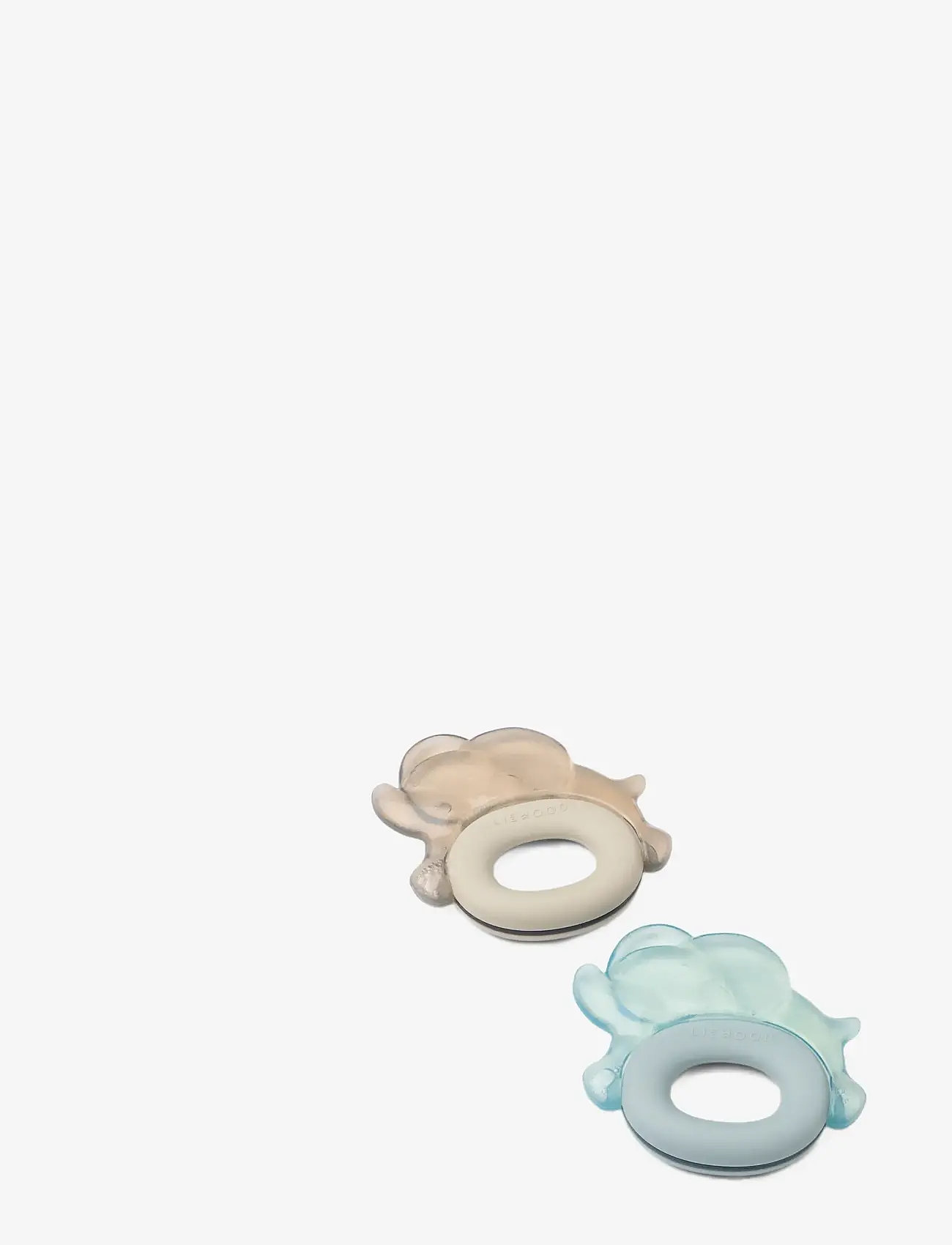 Liewood - Rita Elephant Cooling Teether 2-Pack - närimismänguasjad - sandy / dove blue - 1