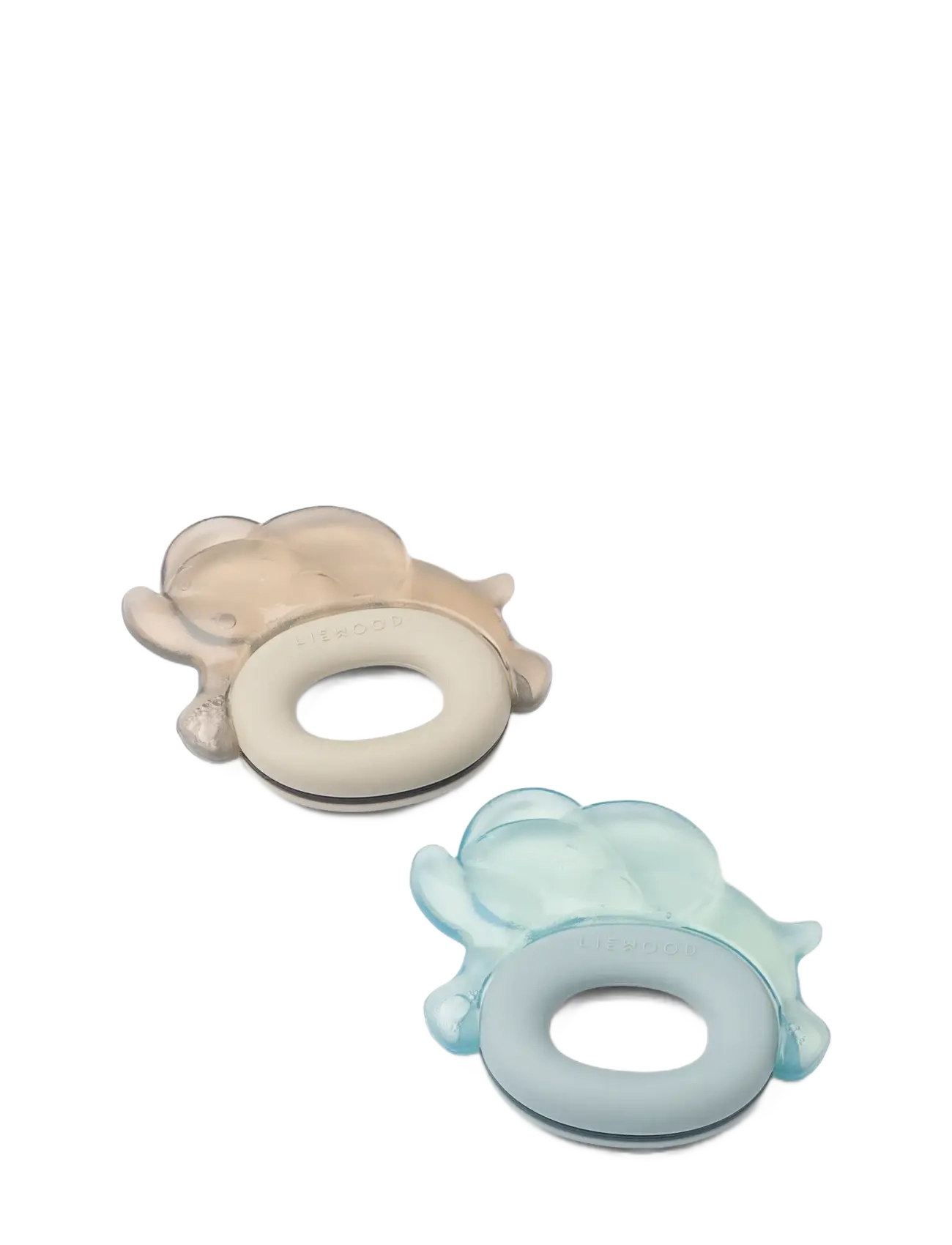 Liewood Rita Elephant Cooling Teether 2-Pack - Legetøj - SANDY / DOVE BLUE / beige