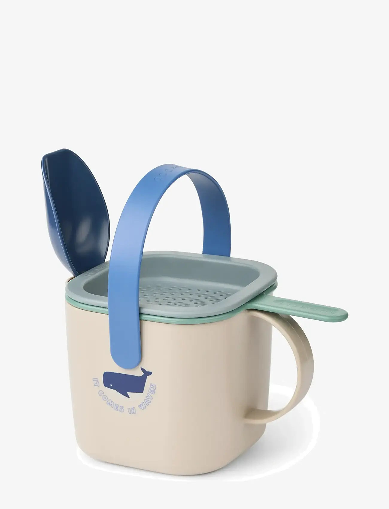 Liewood Roald Sand Set - Julegave - SHARK / DOVE BLUE / cream
