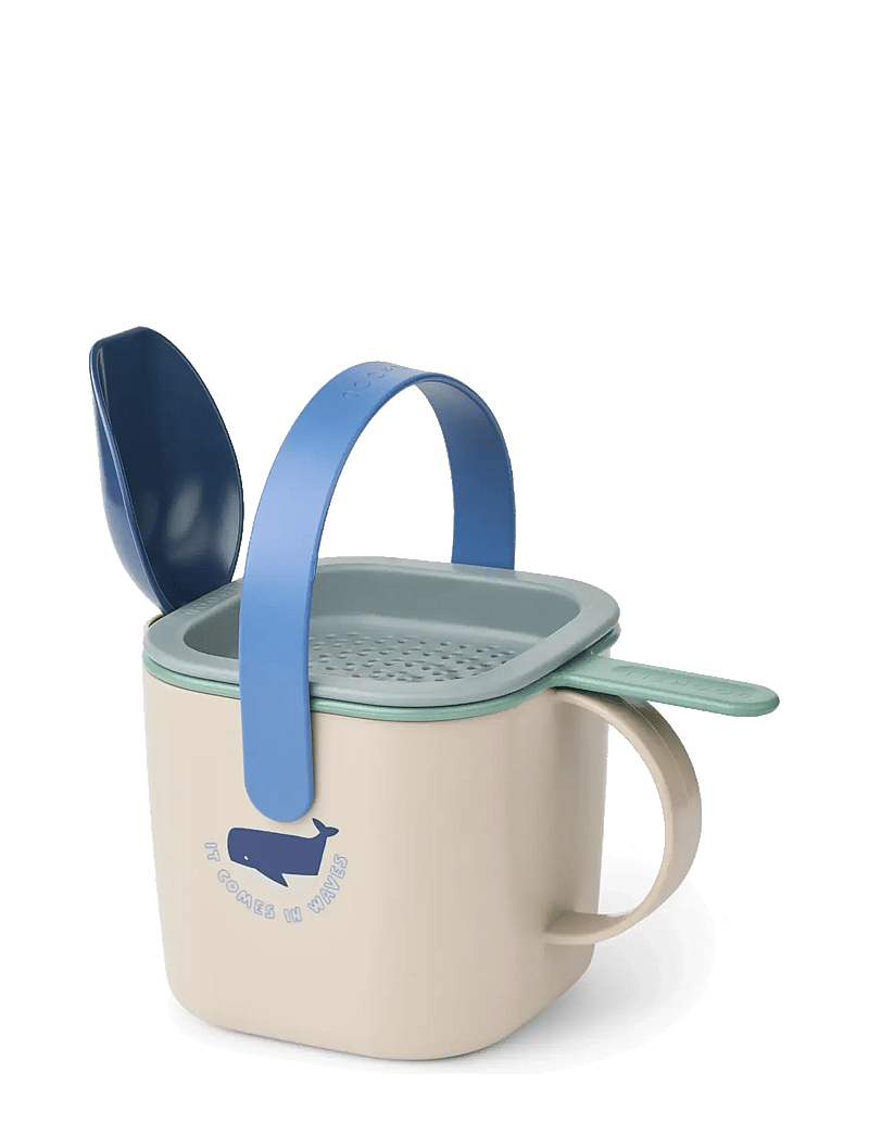 Liewood - Roald Sand Set - liivakasti mänguasjad - shark / dove blue - 0